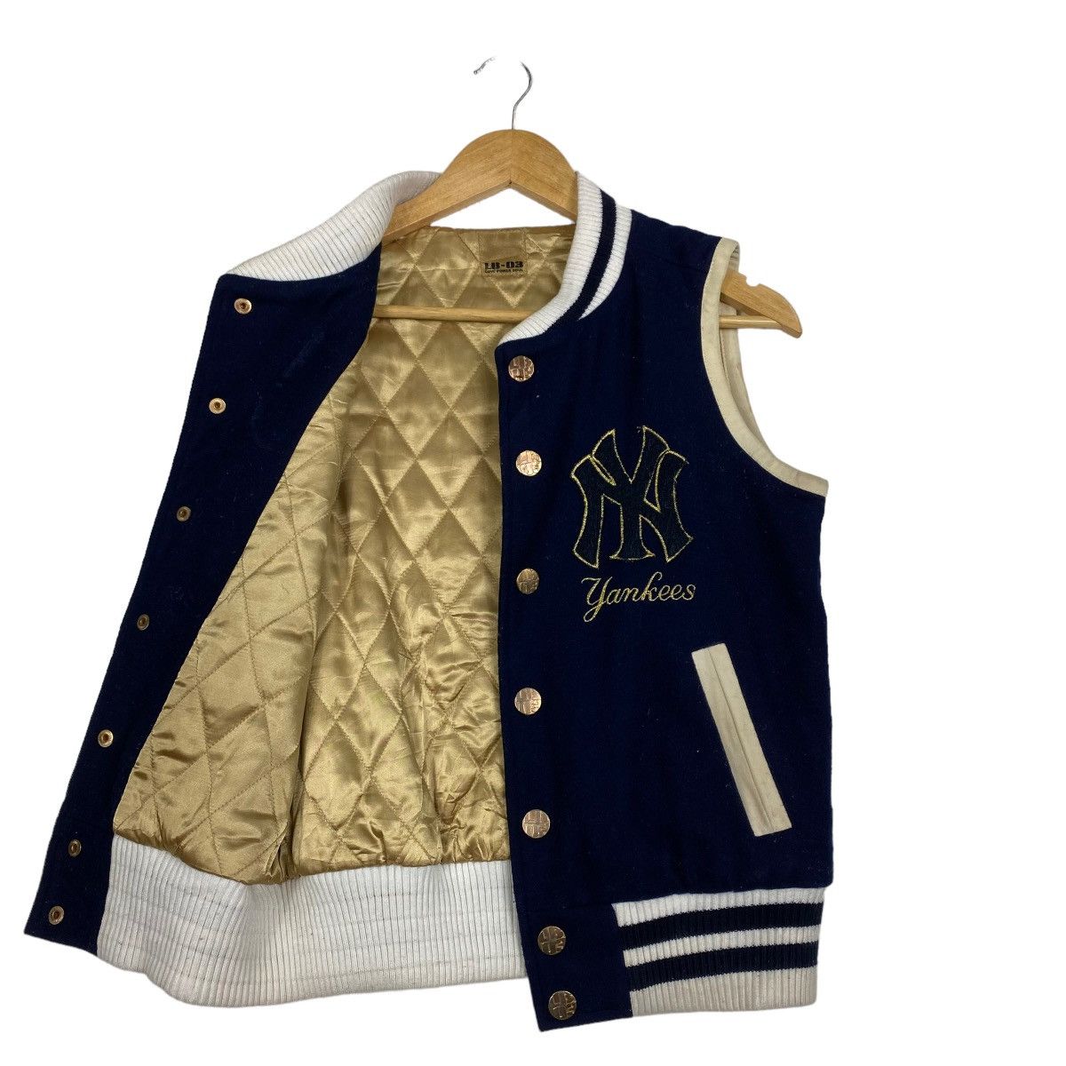 MLB New York Yankees Small Logo Wool Vest Size US S / EU 44-46 / 1 - 1 Thumbnail