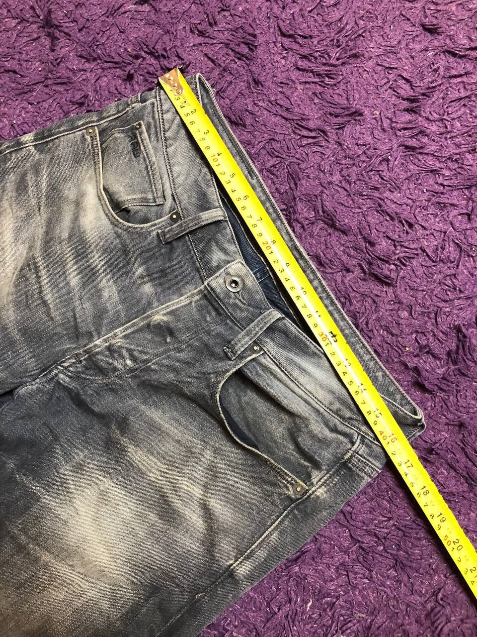 G-Star Vintage Gstar Raw Japanese Avant Garde Opium Y2K Denim Jeans Size US 30 / EU 46 - 14 Thumbnail