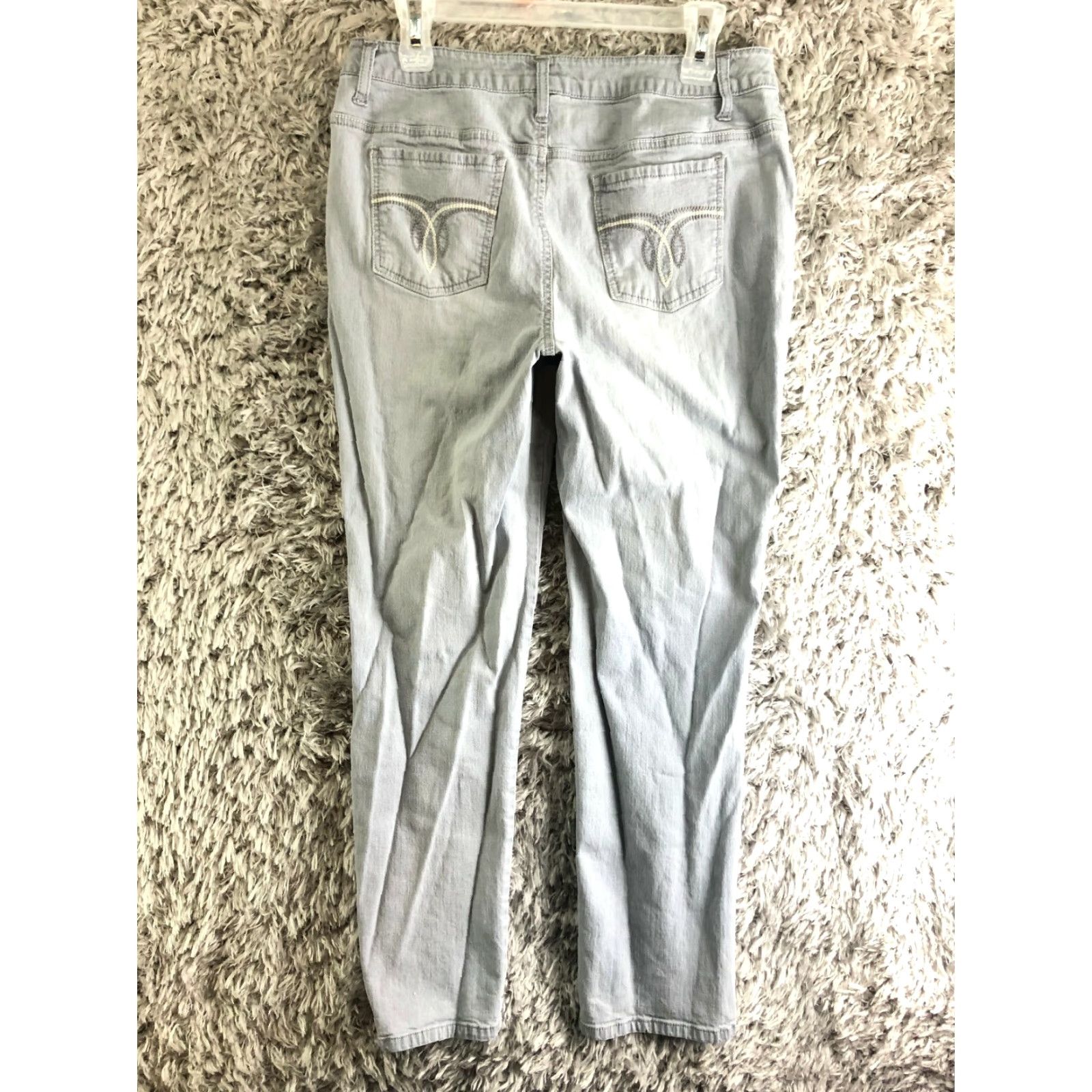 Carbon Project by Carbon Denim Womens Size 12 Mid Rise Skinny Gray Jeans Size 34" / US 12 / IT 48 - 5 Thumbnail