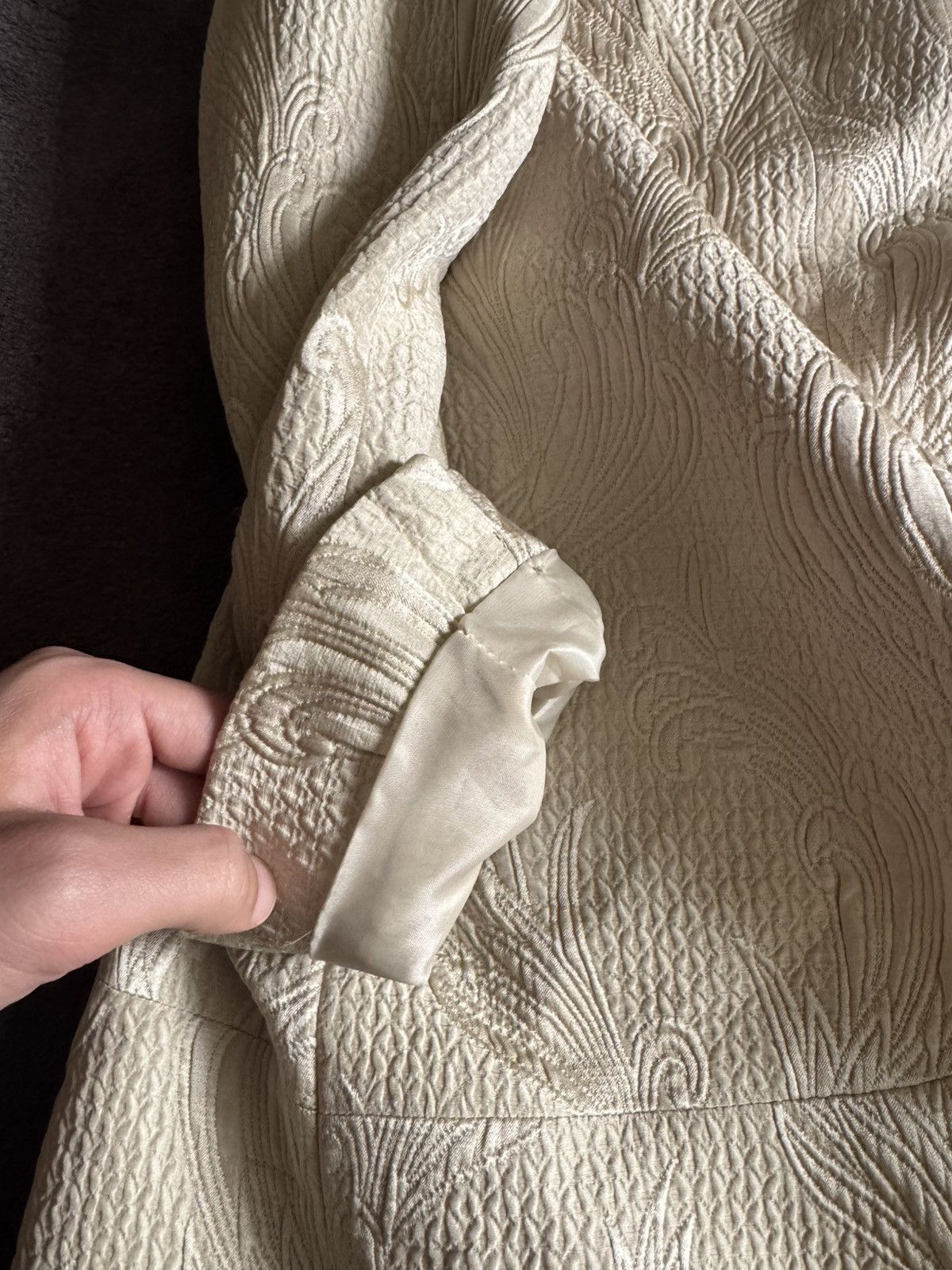 Christian Dior Monsieur Christian Dior vintage woman's silk blazer rare archive Size L / US 10 / IT 46 - 15 Thumbnail