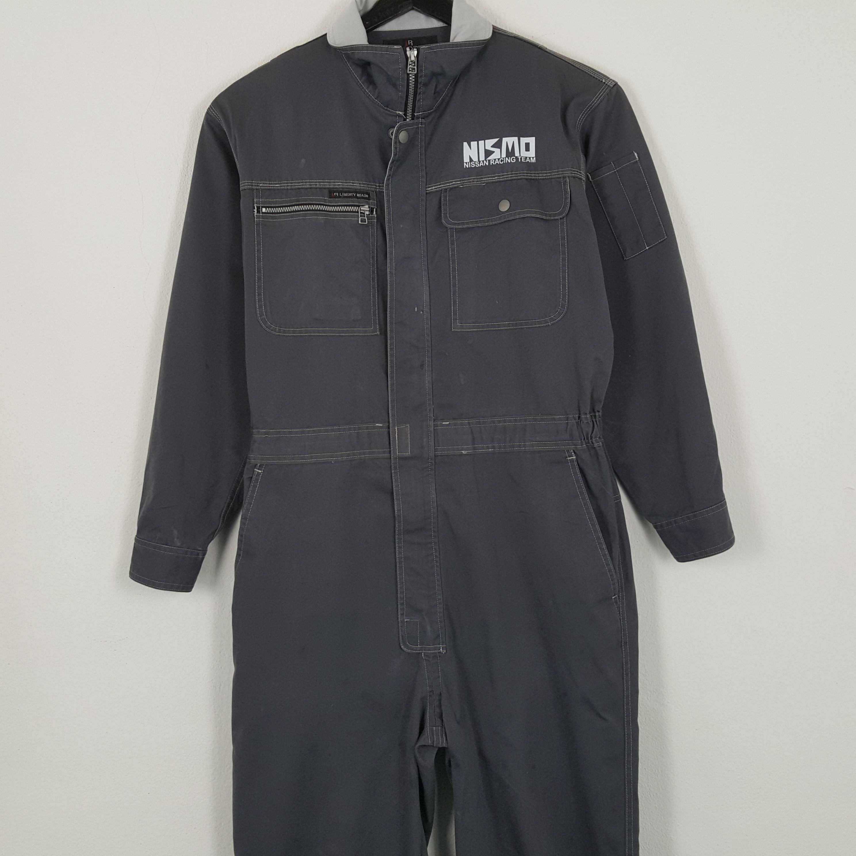 Vintage NISMO NISSAN RACING TEAM Workwear Style Custom Art Jacket Size US L / EU 52-54 / 3 - 5 Thumbnail