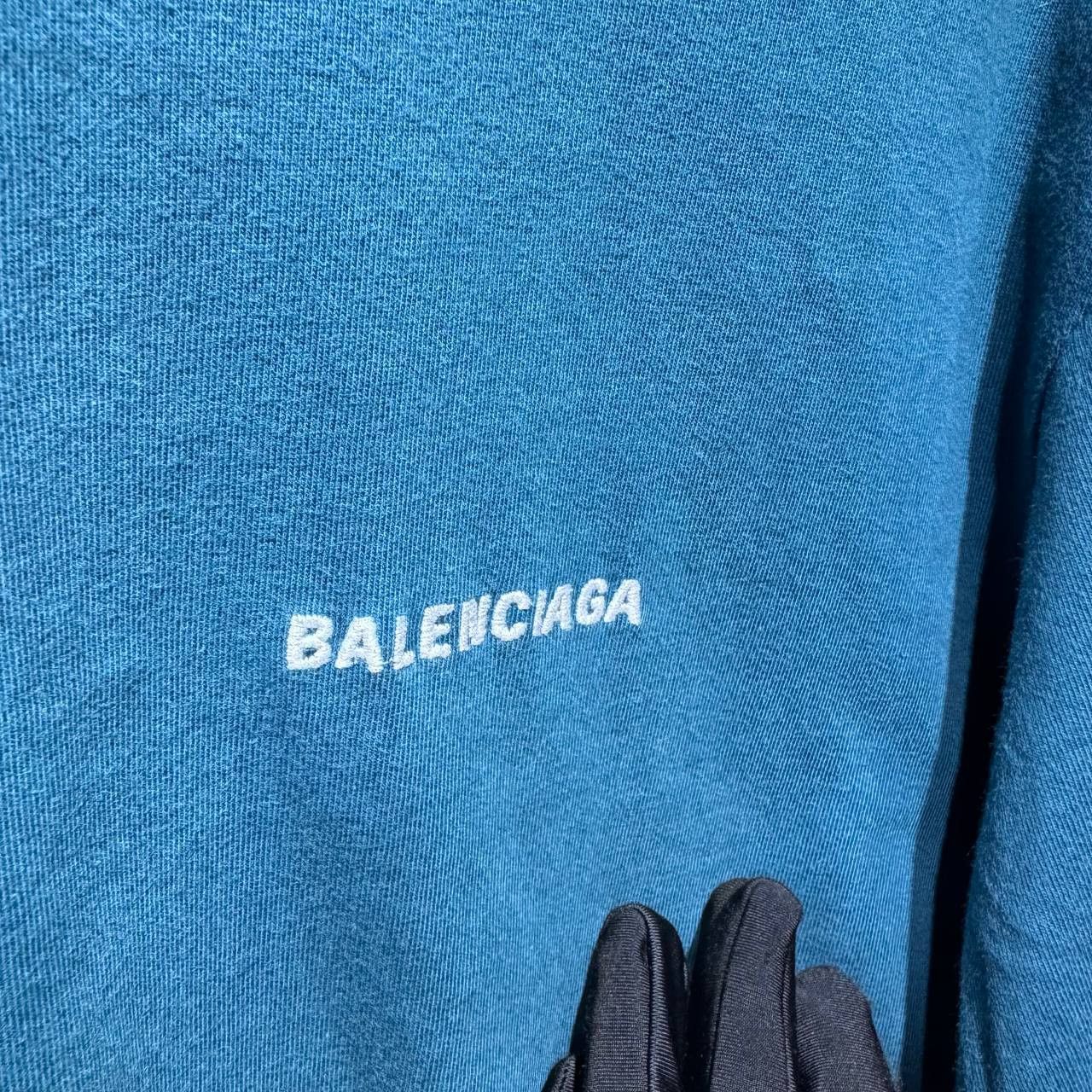 Balenciaga Balenciaga Spell out logo embroidered tee Size US M / EU 48-50 / 2 - 7 Thumbnail