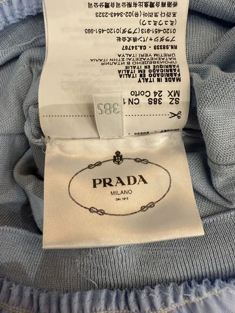 Prada Prada Grey polo collar dress Size XS / US 0-2 / IT 36-38 - 7 Thumbnail