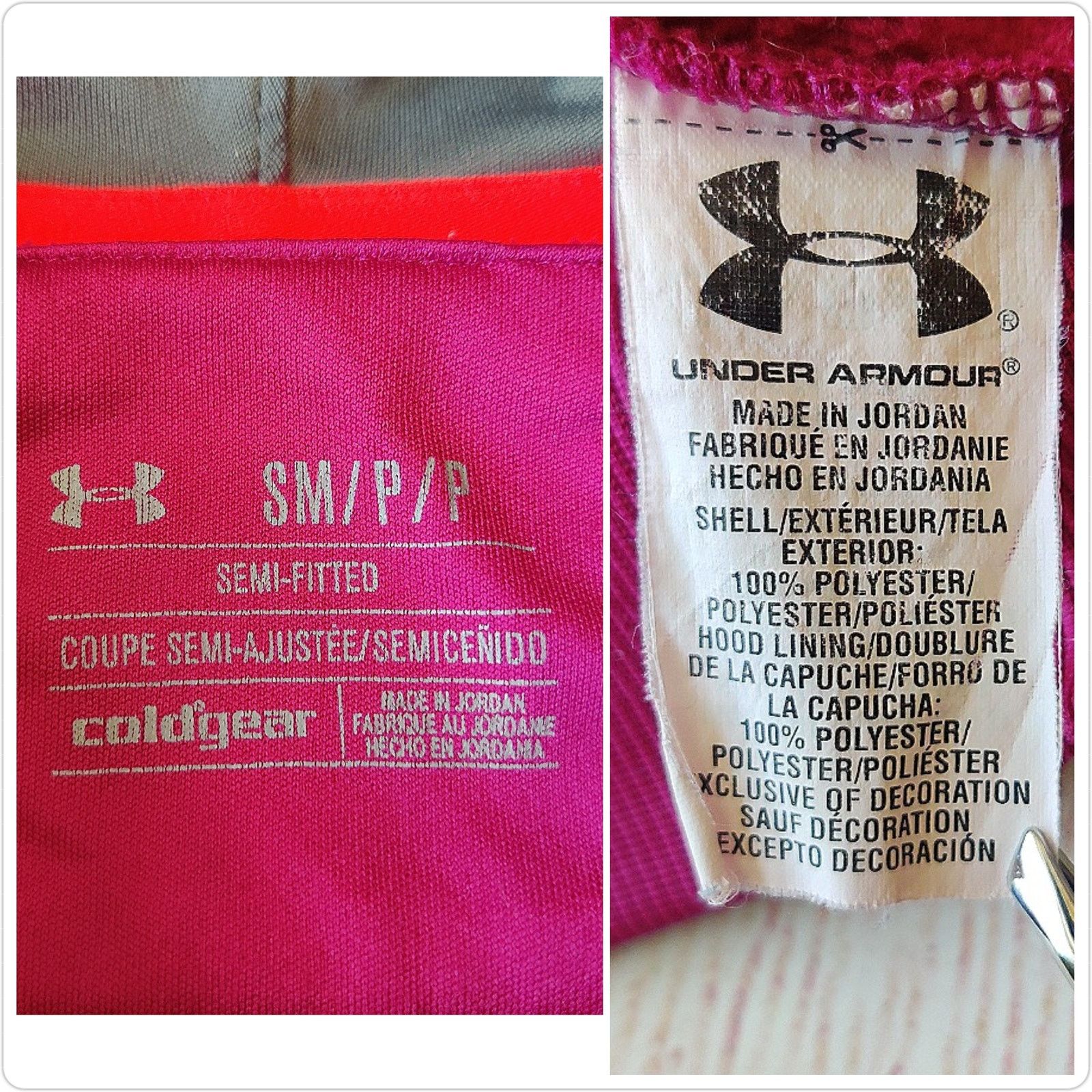 Under Armour Storm ColdGear semi-fitted fleece lined hoodie sz S Size S / US 4 / IT 40 - 7 Thumbnail