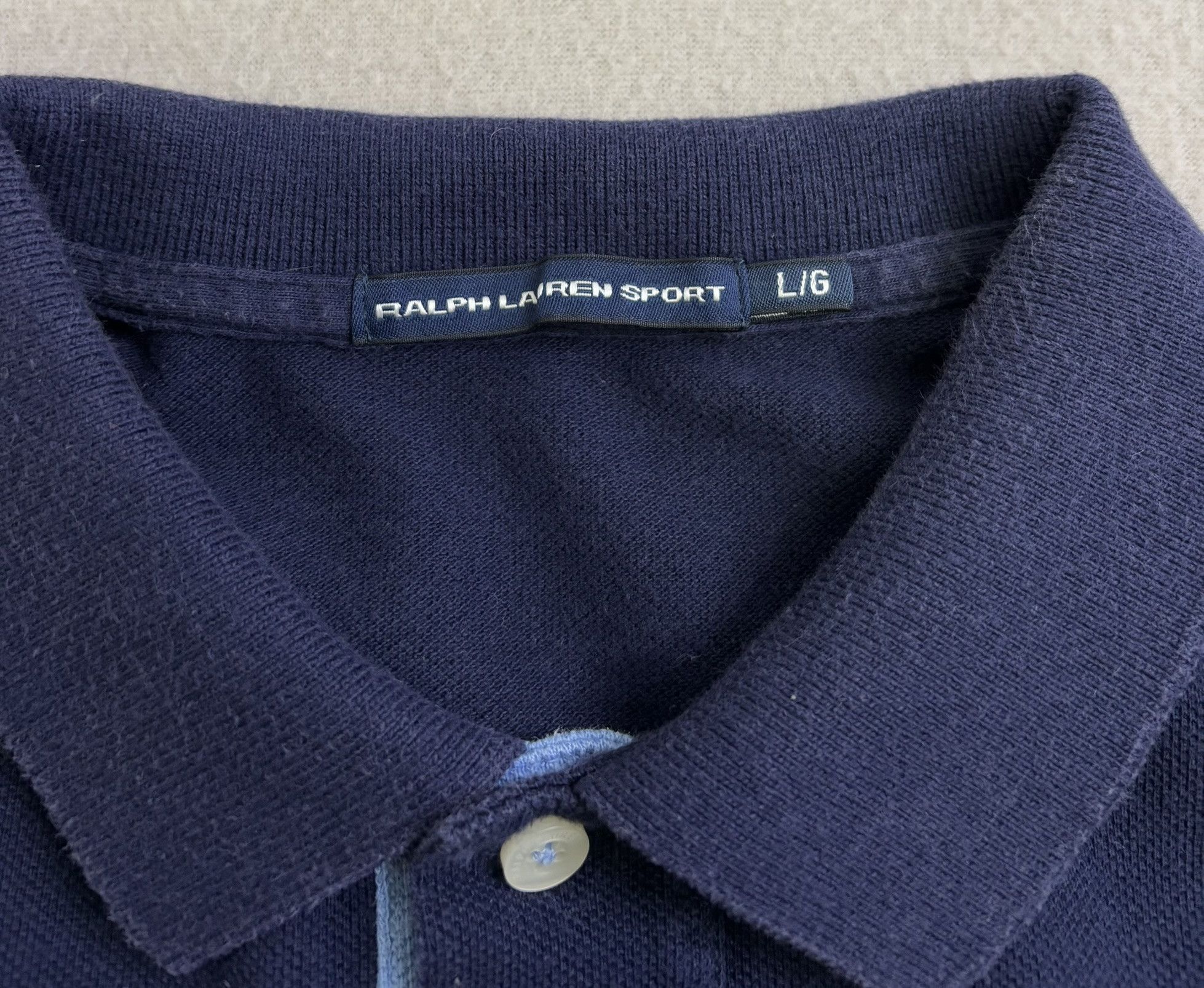 Ralph Lauren × Ralph Lauren Sport Ralph Lauren Sport navy blue Polo Big Pony Size. L Size L / US 10 / IT 46 - 11 Thumbnail