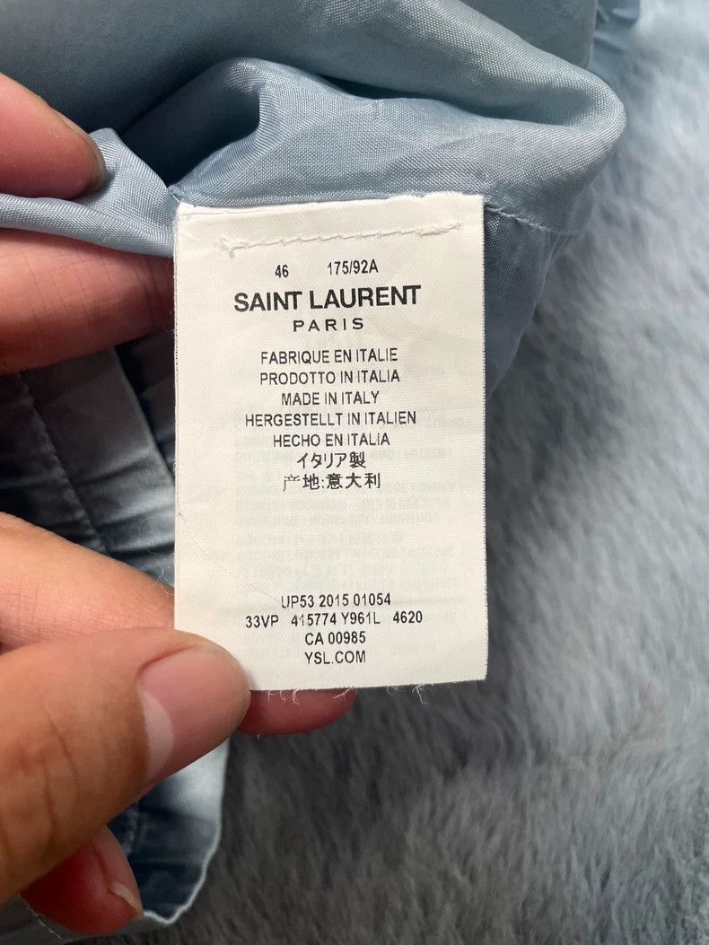 Saint Laurent Paris Saint Laurent Paris Leopard print spliced silk jacket-2506 Size US M / EU 48-50 / 2 - 4 Thumbnail