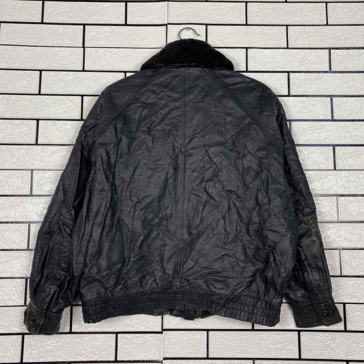 Japanese Brand 📌Vintage Fly Leather Jacket Blanket Gynreo Issey Miyake Size US M / EU 48-50 / 2 - 9 Thumbnail