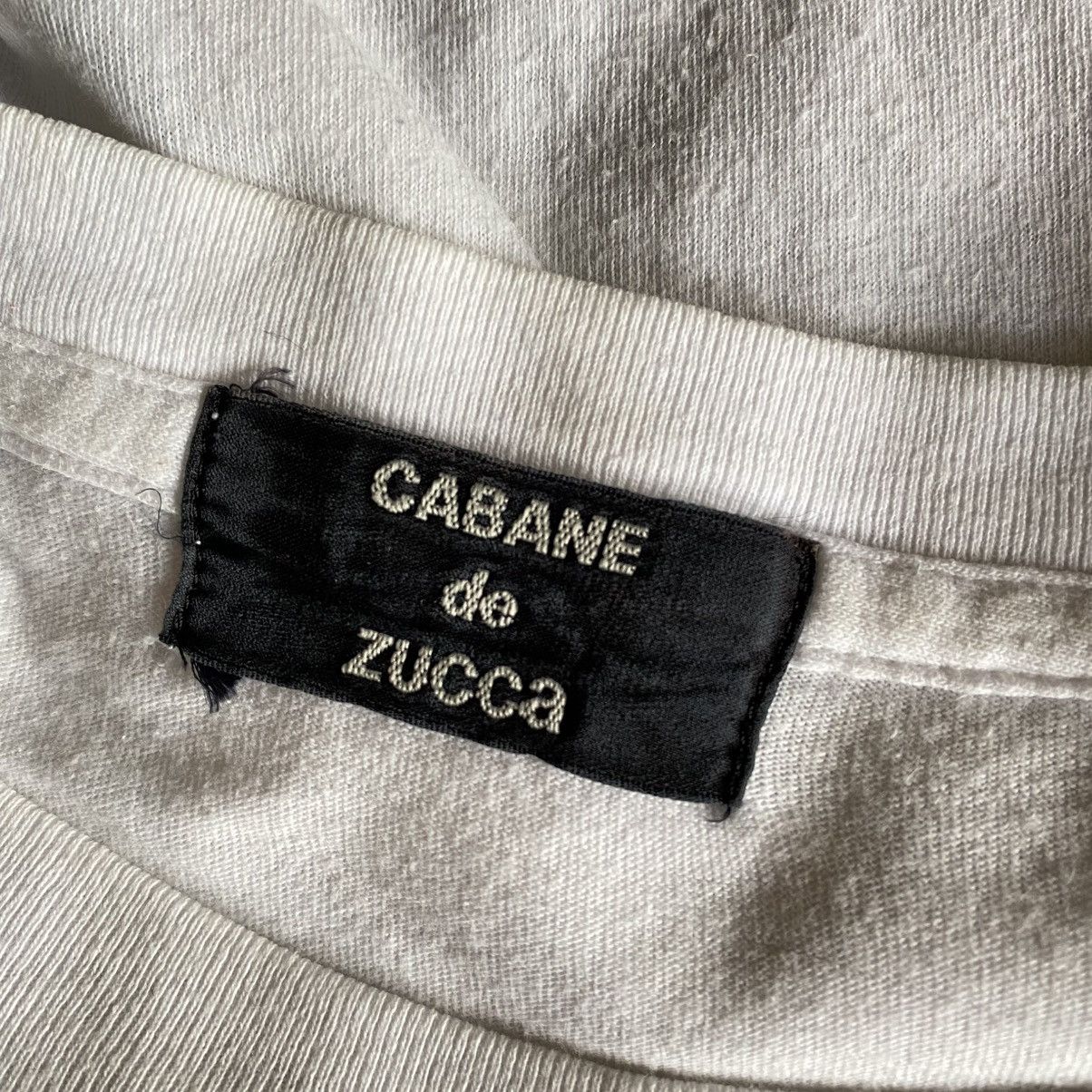 Zucca CABANE de ZUCCA White Logo Print Shirt Size M / US 6-8 / IT 42-44 - 12 Thumbnail