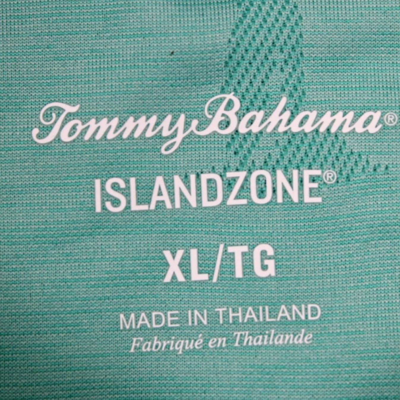 Tommy Bahama Tommy Bahama Polo Shirt Mens XL Blue S/S Polyester Stretch Pullover Polo Size US XL / EU 56 / 4 - 7 Thumbnail