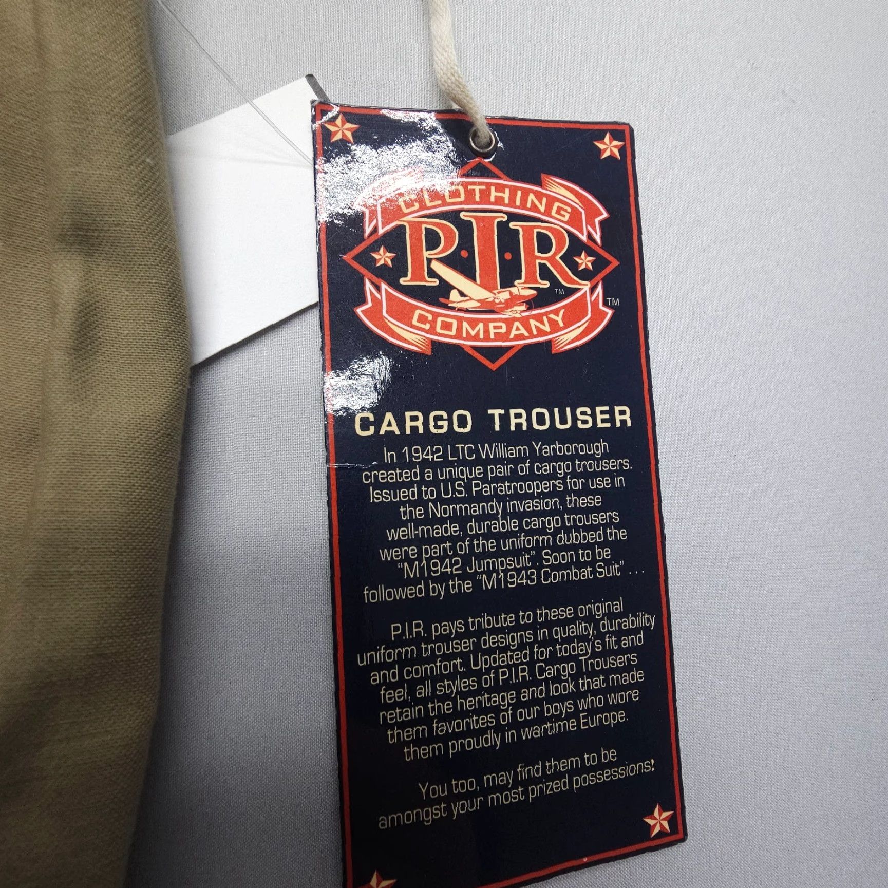 Vintage PIR Vintage Style Military Cargo Pants - Yarborough Mens 40 x 36 Paratrooper NWT Shirt Size US 40 / EU 56 - 4 Thumbnail