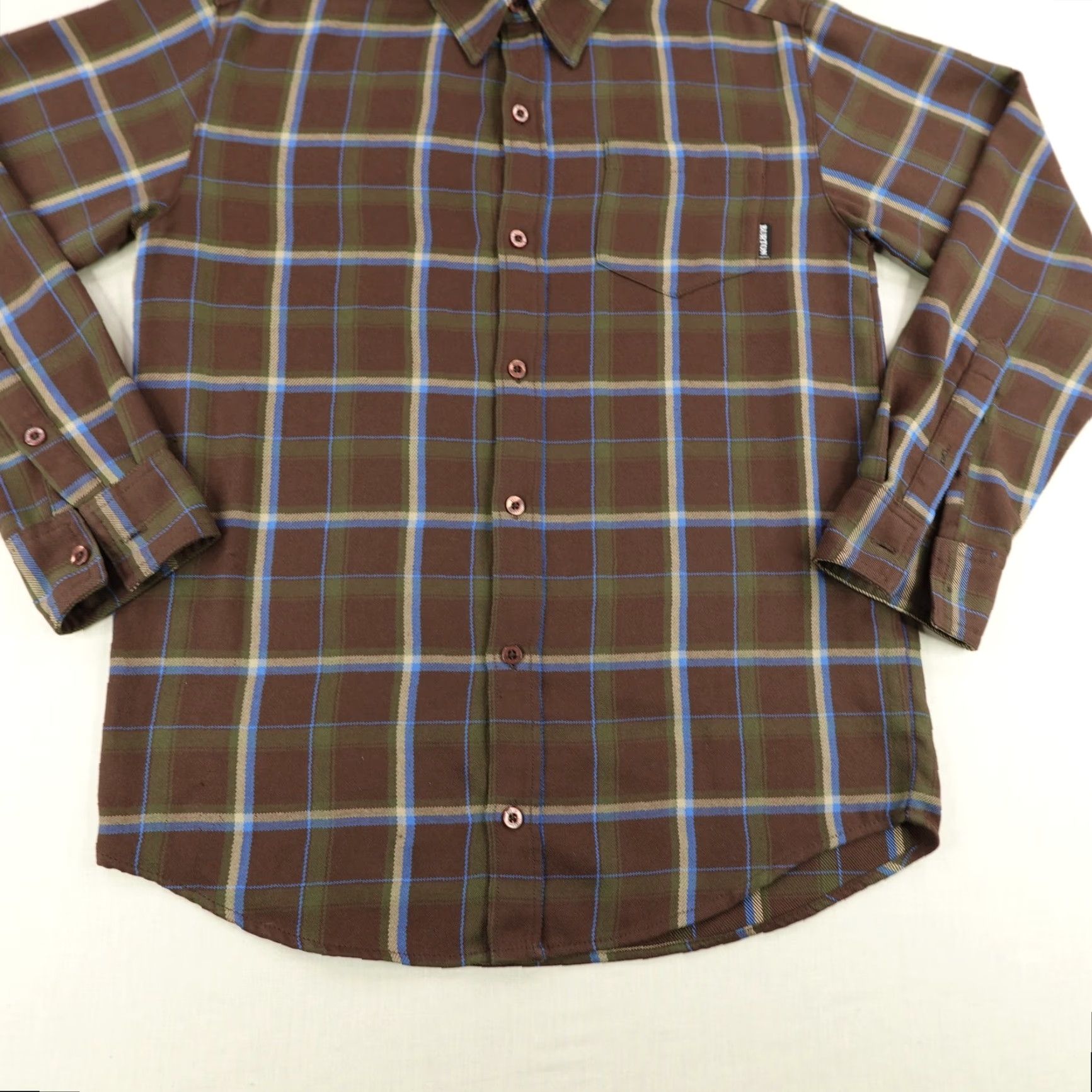 Burton Burton Shirt Mens Small Brown Plaid DRYRIDE Button Up Outdoor Snowboards Casual Flannel Size US S / EU 44-46 / 1 - 5 Thumbnail