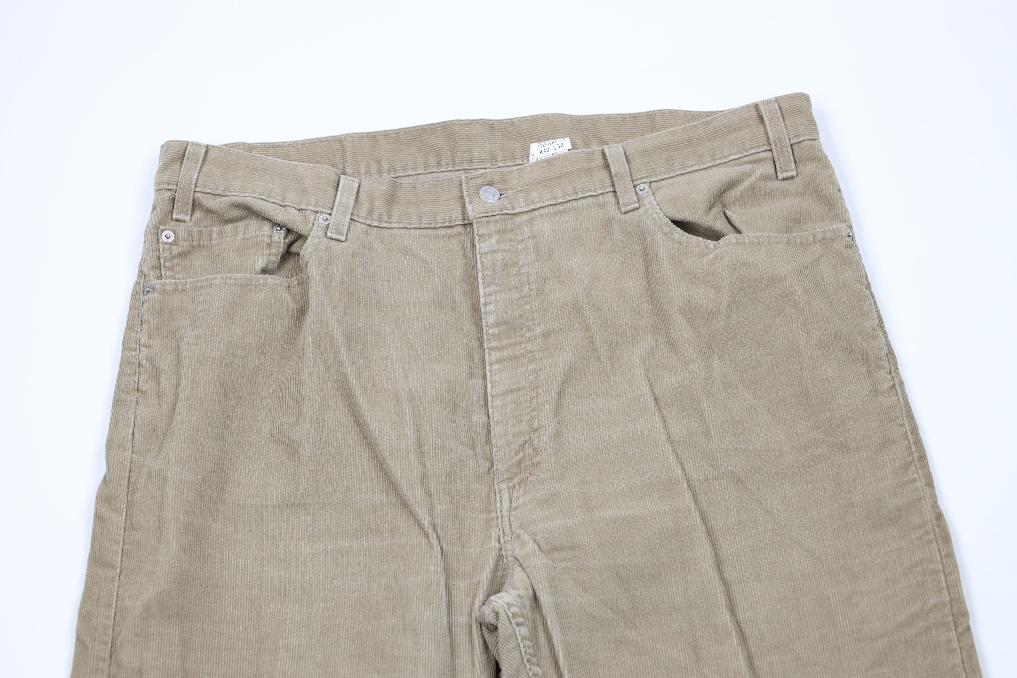 Levi's Vintage Y2K 2000 Levis 505 Straight Leg Corduroy Pants Size US 42 / EU 58 - 2 Thumbnail