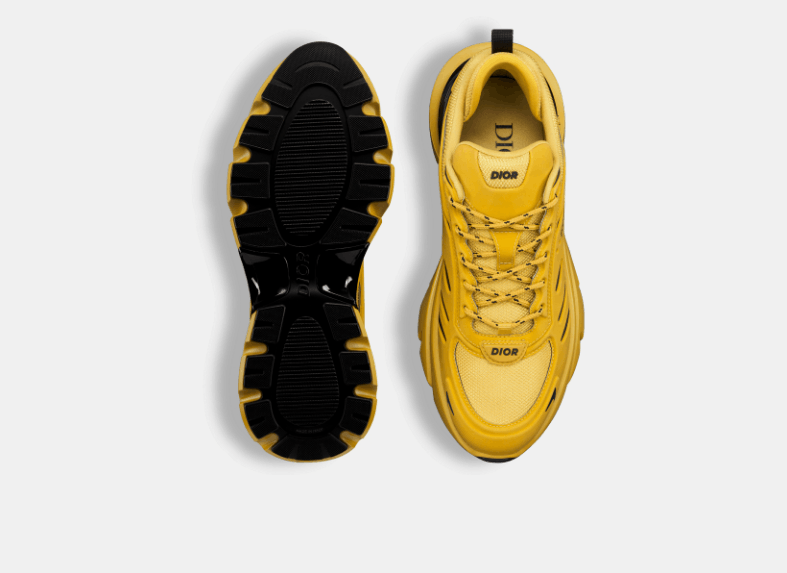 Dior o1w1db10426 3SN306 B44 Blade Low-Top Sneakers in Yellow Size US 7 / EU 40 - 4 Thumbnail