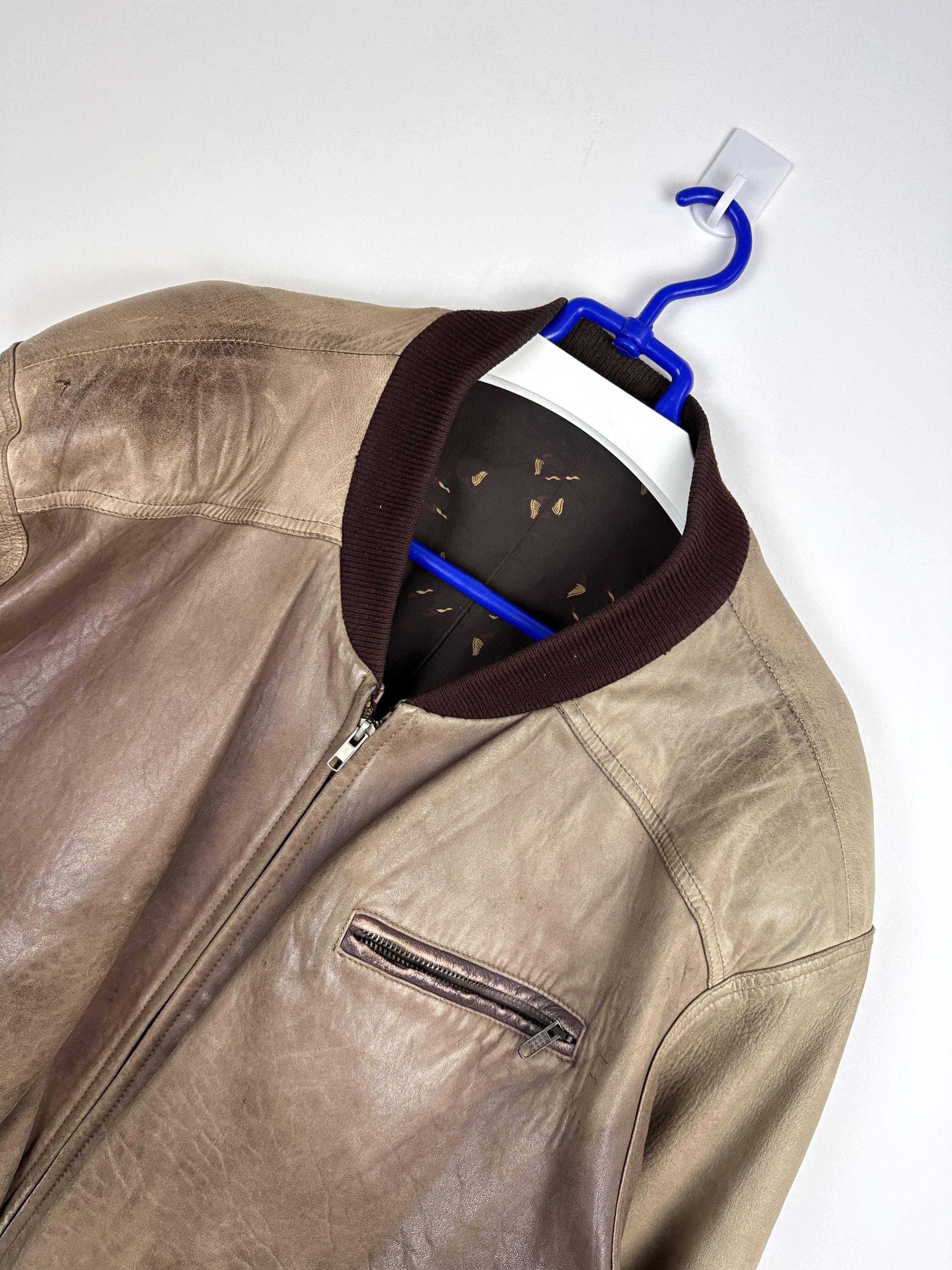 Vintage Vintage leather bomber jacket starboy M Size US M / EU 48-50 / 2 - 2 Thumbnail