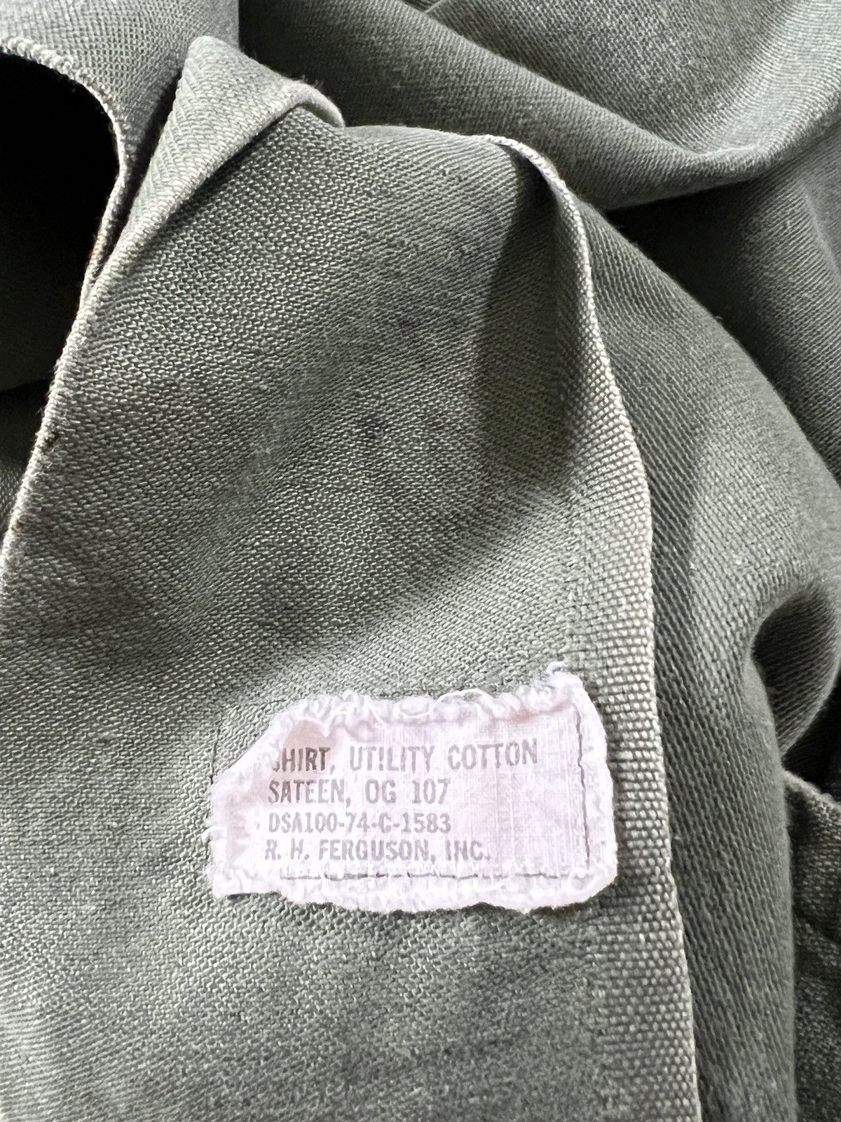 Japanese Brand Noise Craft Rebuilt Hybrid Army Button Shirt Size US L / EU 52-54 / 3 - 16 Thumbnail