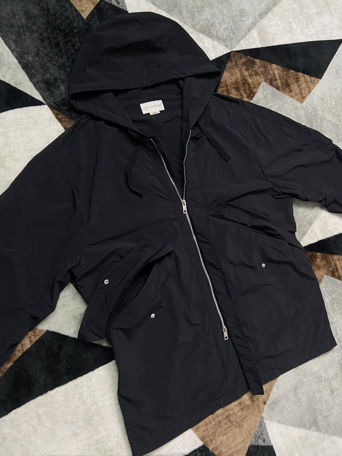 Japanese Brand Lafudge Store Utility Lighweight Parka Multipocket Jacket Size US L / EU 52-54 / 3 - 3 Thumbnail