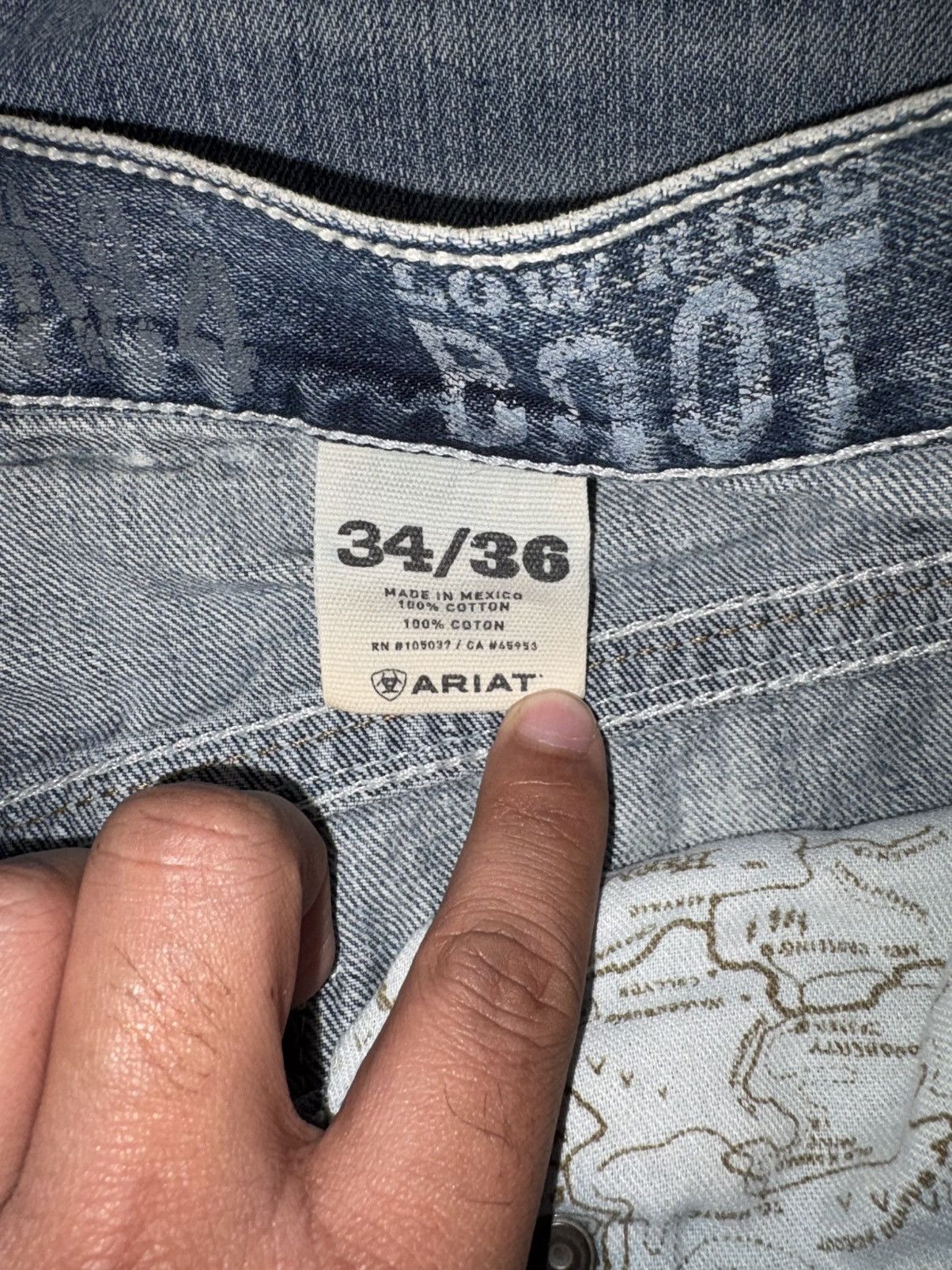 Ariat Ariat M4 low rise boot cut jeans Size US 34 / EU 50 - 12 Thumbnail