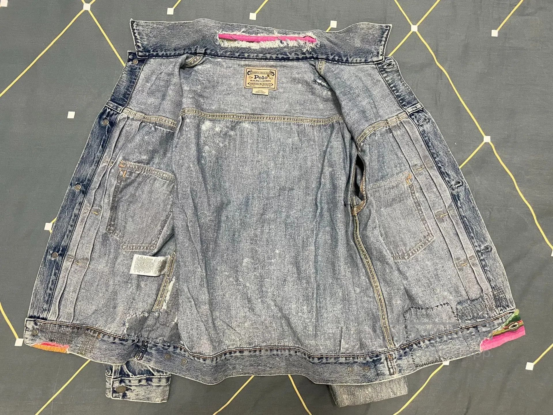 Polo Ralph Lauren Polo Ralph Lauren Distressed Denim Jacket. Size US S / EU 44-46 / 1 - 8 Thumbnail