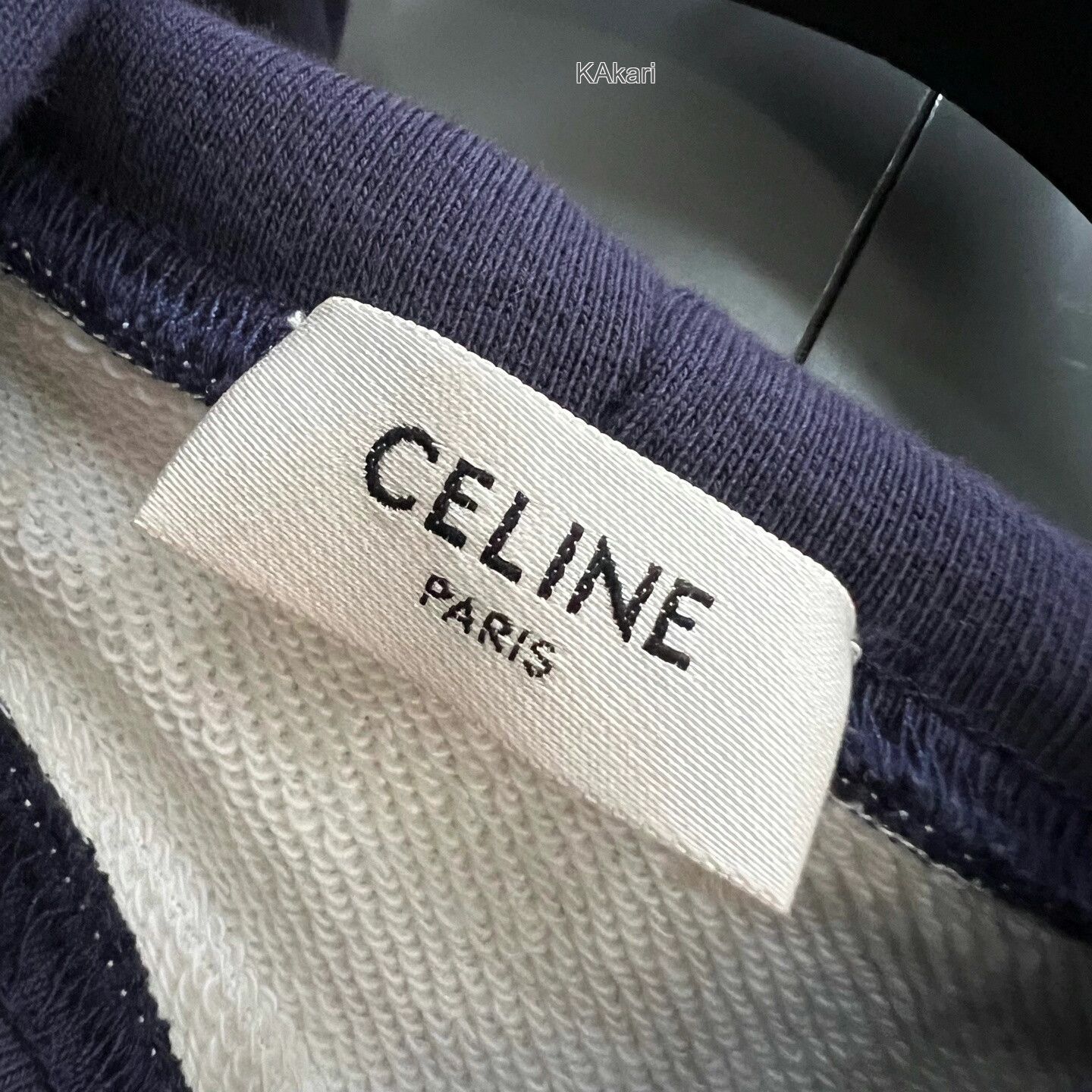 Celine Celine Spliced Letter Print Hoodie Size US M / EU 48-50 / 2 - 2 Thumbnail