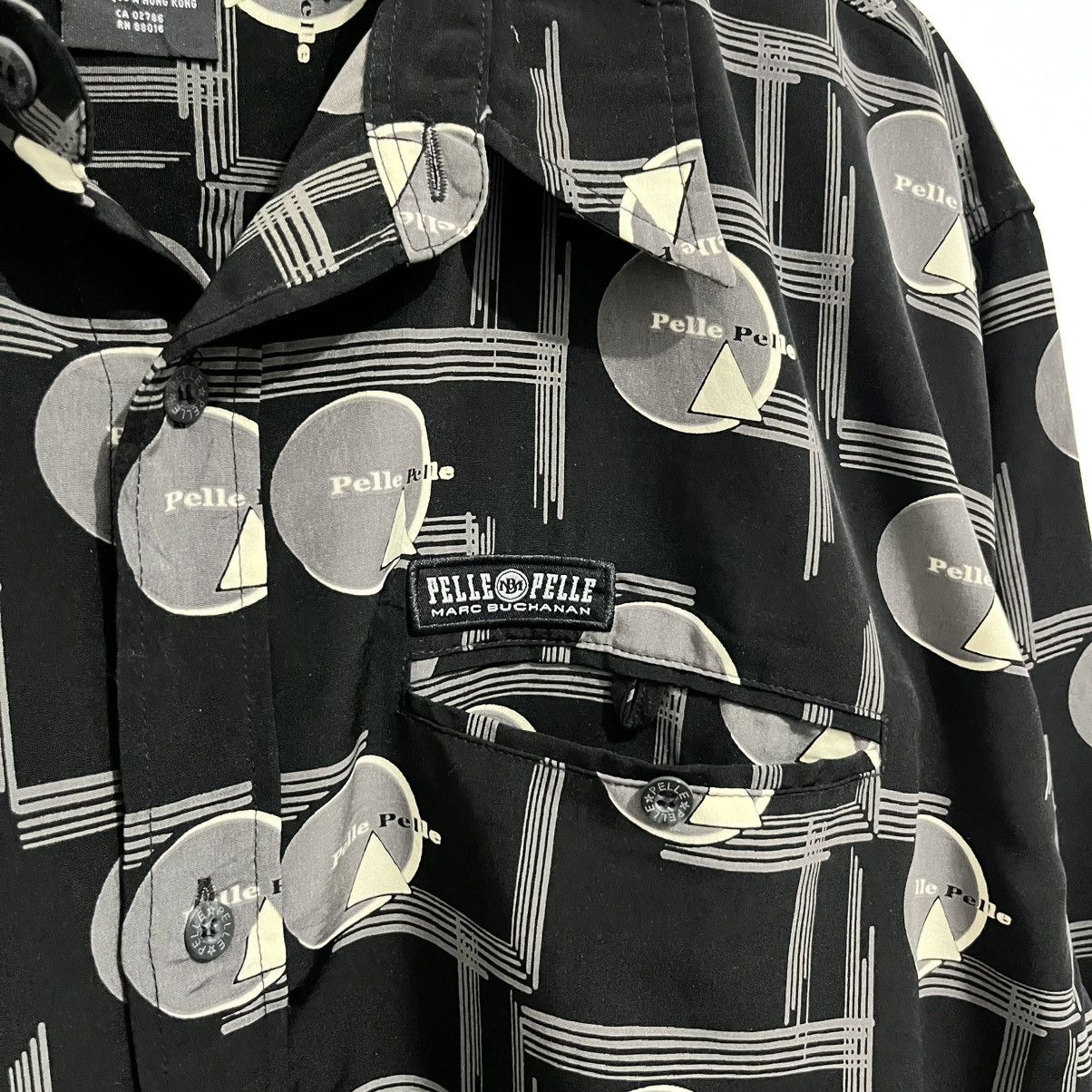 Pelle Pelle Vintage Y2k Pelle Pelle All Over Print Long Sleeve Button Up Size US XL / EU 56 / 4 - 5 Thumbnail