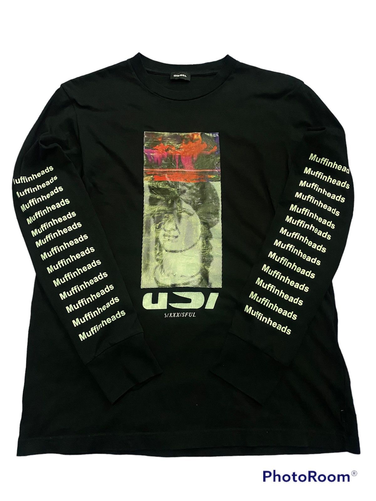 Band Tees × Diesel Y2k Rappers Style Diesel Muffinheads Long Sleeve Size US S / EU 44-46 / 1 - 2 Thumbnail