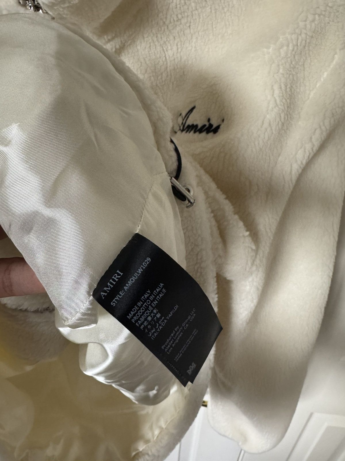 Amiri Amiri Fleece Bone Jacket Size US M / EU 48-50 / 2 - 5 Thumbnail