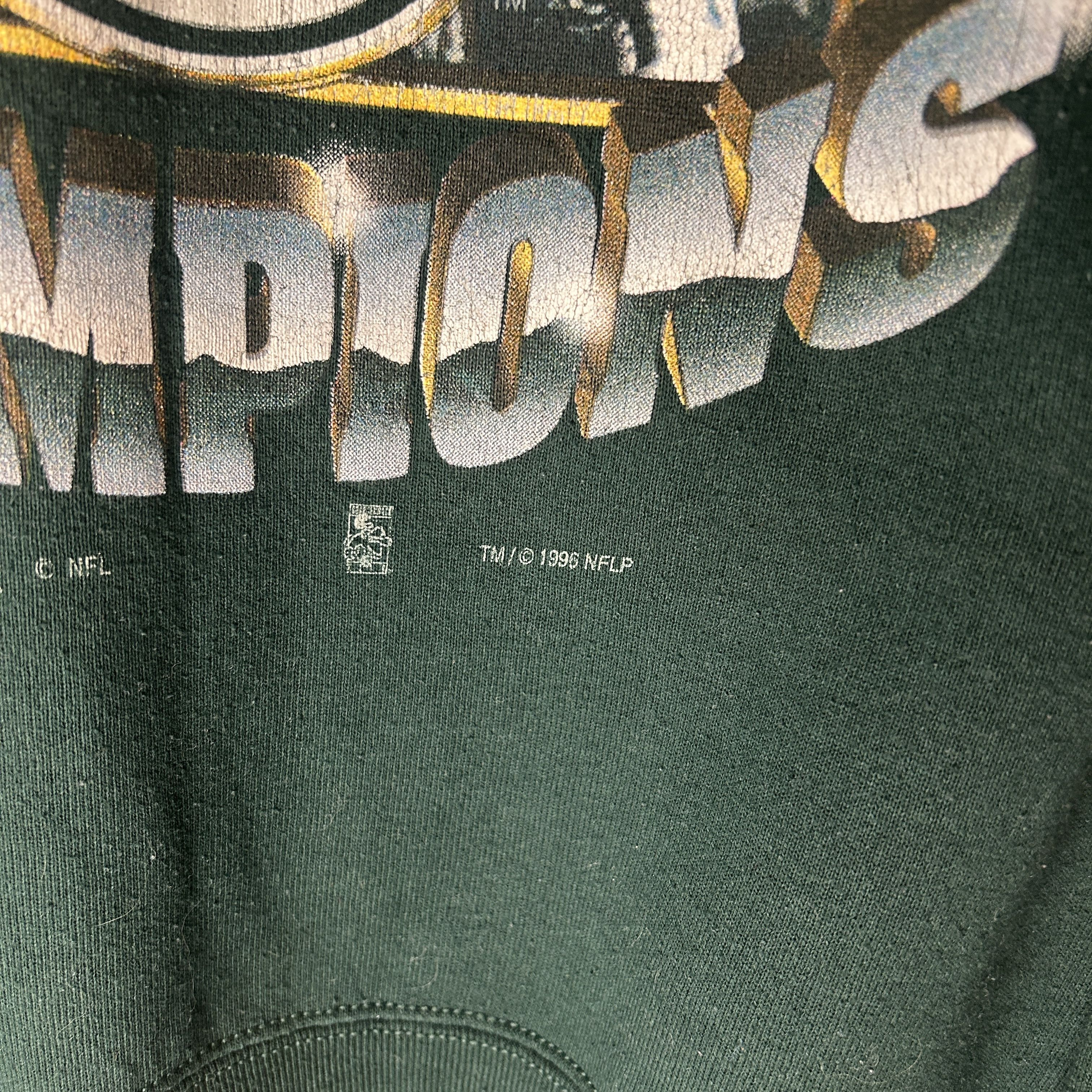 NFL Vintage Green Bay Packers 1996 Champions Sweatshirt Size US L / EU 52-54 / 3 - 3 Thumbnail