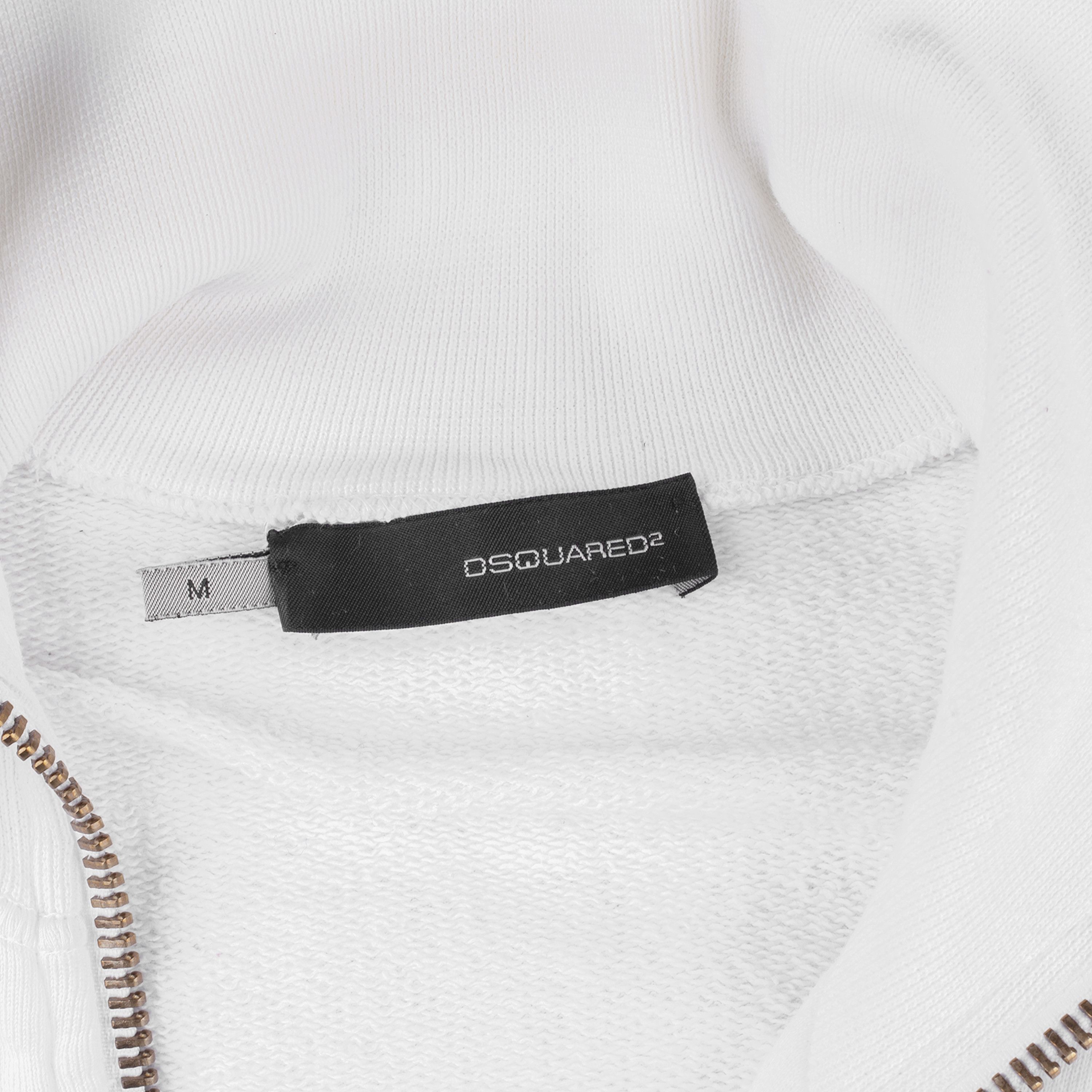 Dsquared2 DSQUARED2 Whykiki When You Kankuku Aloha White Jacket Size US M / EU 48-50 / 2 - 8 Thumbnail