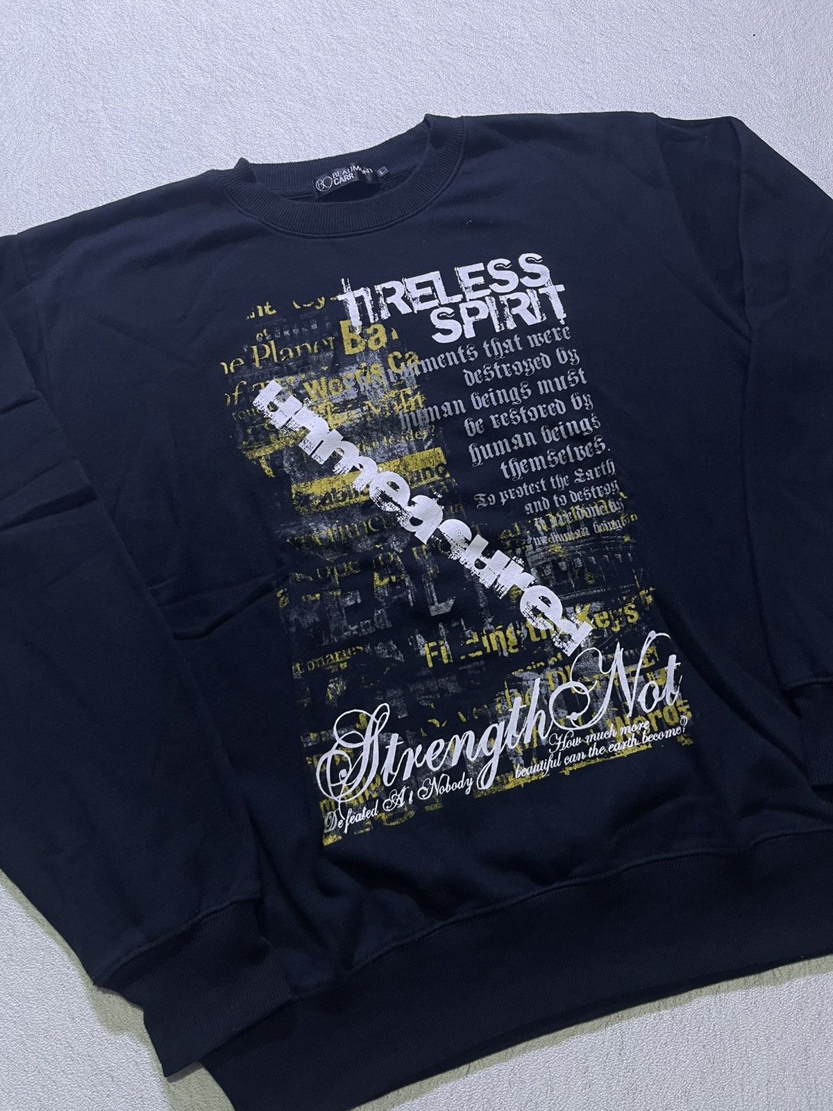 Y2K BEAUMONT CARR long sleeve tshirt