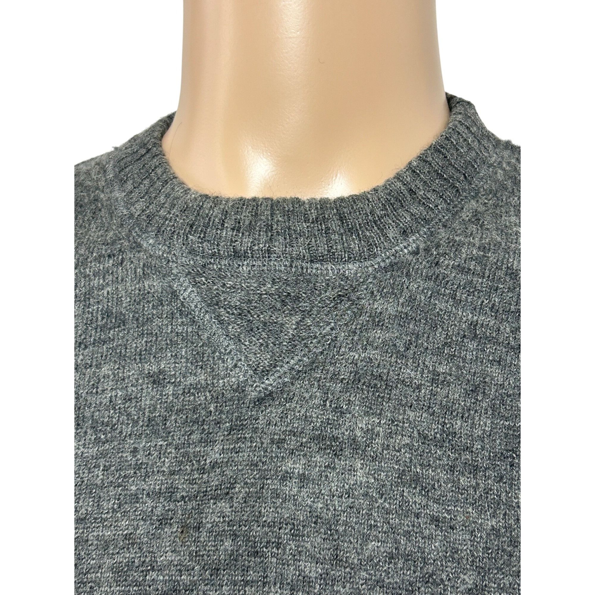 Gap Gap Men’s Sweater Grey L Pullover Ribbed Crewneck Wool Class Size US L / EU 52-54 / 3 - 7 Thumbnail