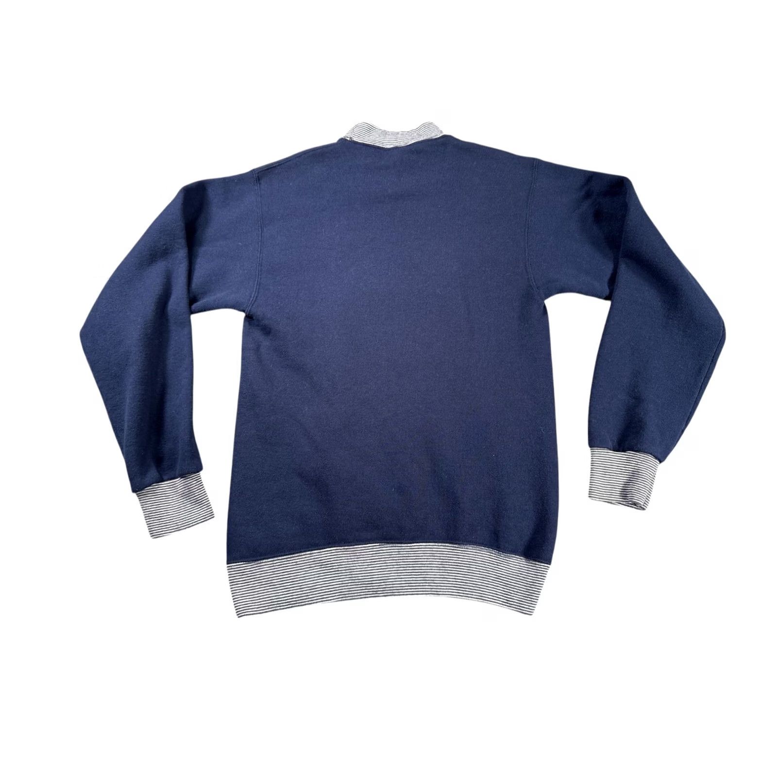 Vintage VINTAGE Team Edition Sweatshirt Mens Medium Blue Graphic Print 90s Sports Embroidered Logo, Cotton/Poly Fleece, Crew Neck, Long Sleeve Size US M / EU 48-50 / 2 - 2 Thumbnail