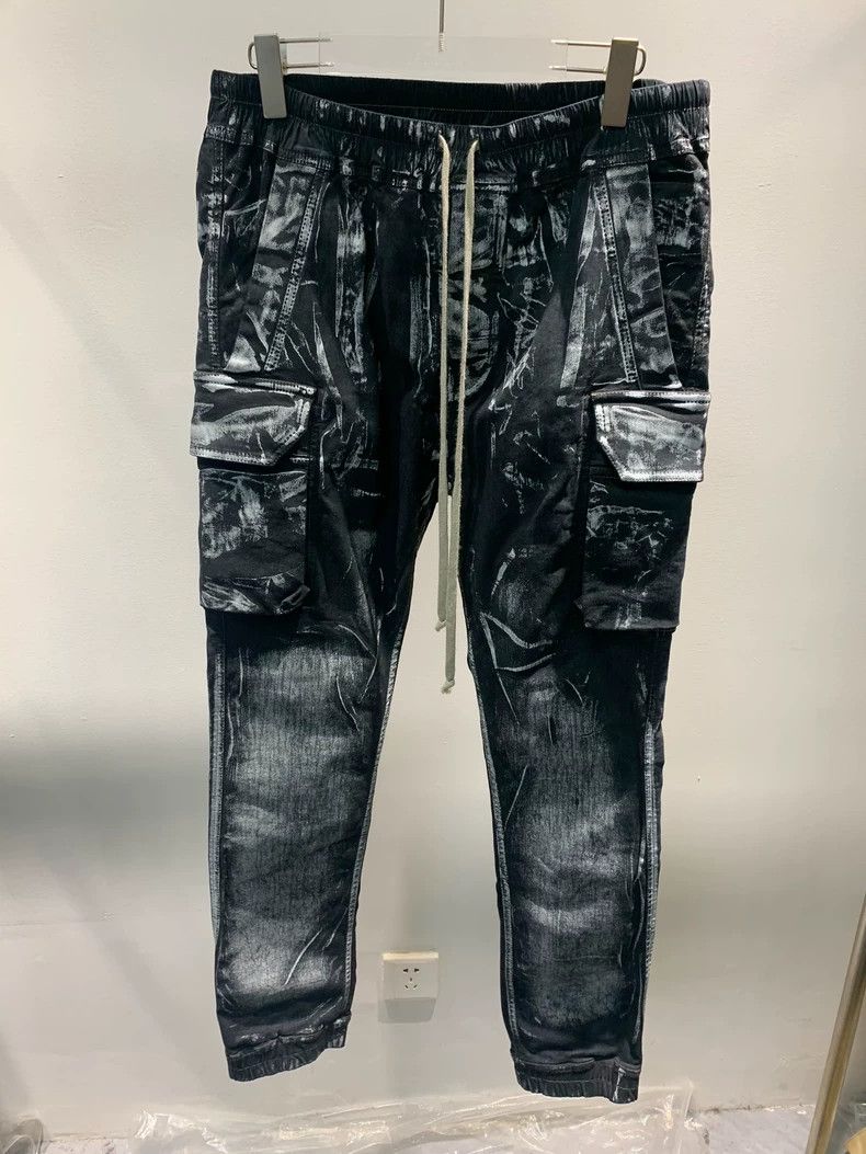 Rick Owens Rick Owens size XL 21fw painted work pants Size US 30 / EU 46 - 1 Thumbnail