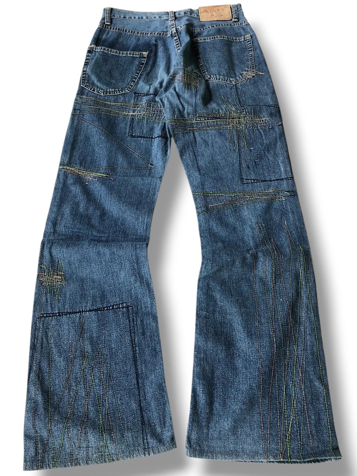 If Six Was Nine Hysteric Punk Flared Jeans Size US 29 - 1 Thumbnail