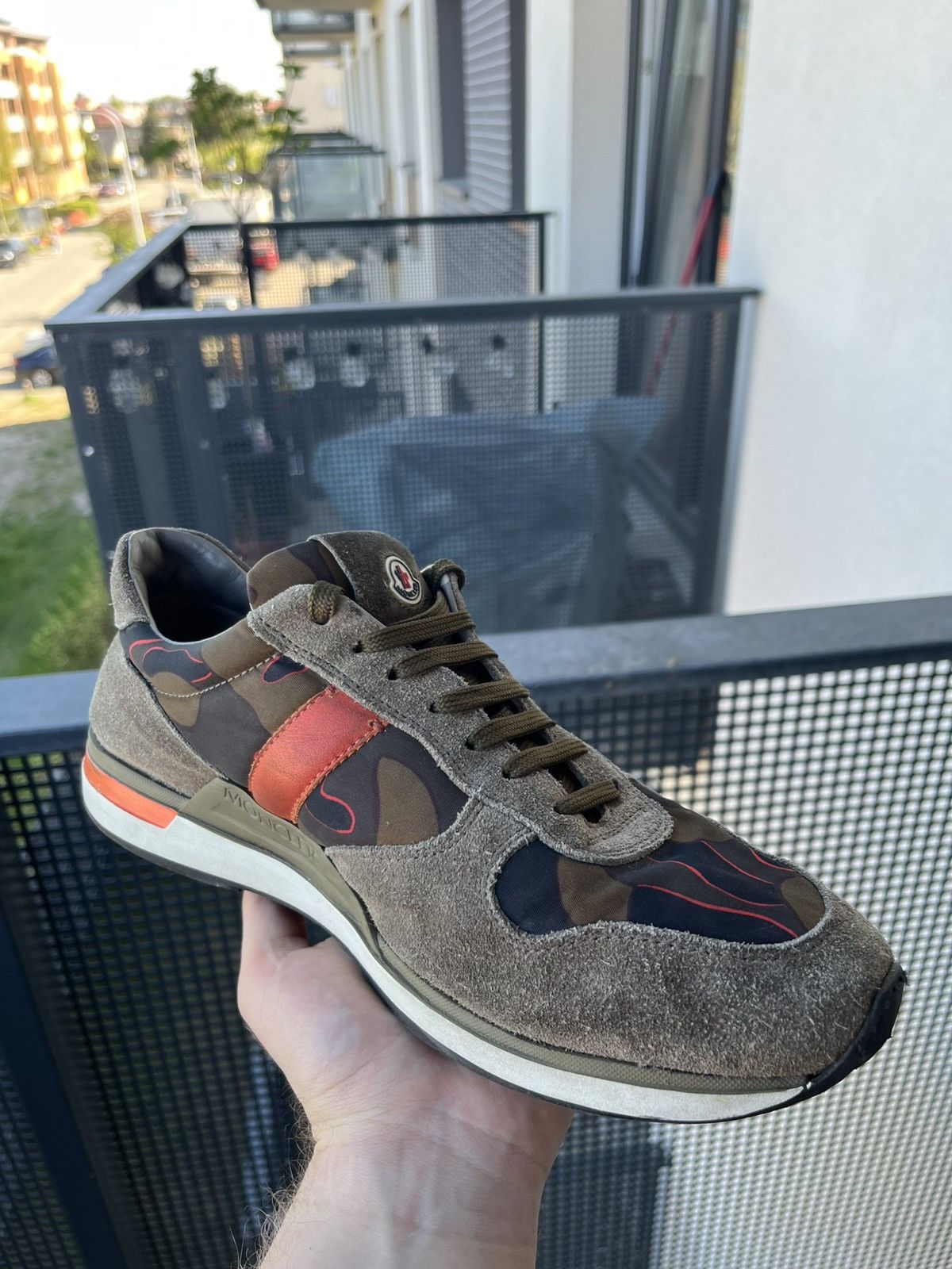 Moncler Moncler Montego Suede Vintage Sneakers Size US 8.5 / EU 41-42 - 10 Thumbnail
