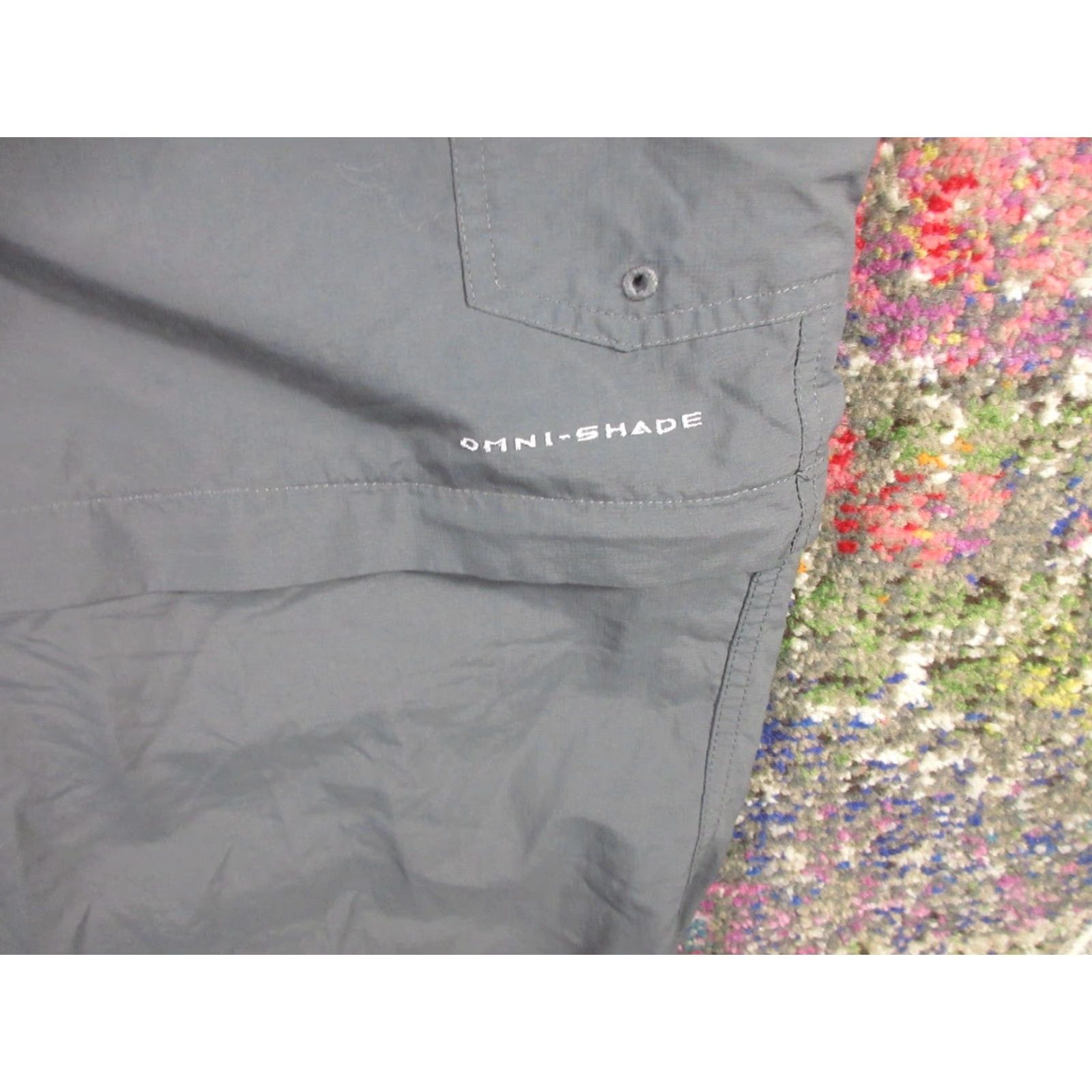 Vintage Columbia Omni-Shade Convertible Cargo Pants Mens 52 Regular Gray Nylon Lightweight Size US 36 / EU 52 - 6 Thumbnail
