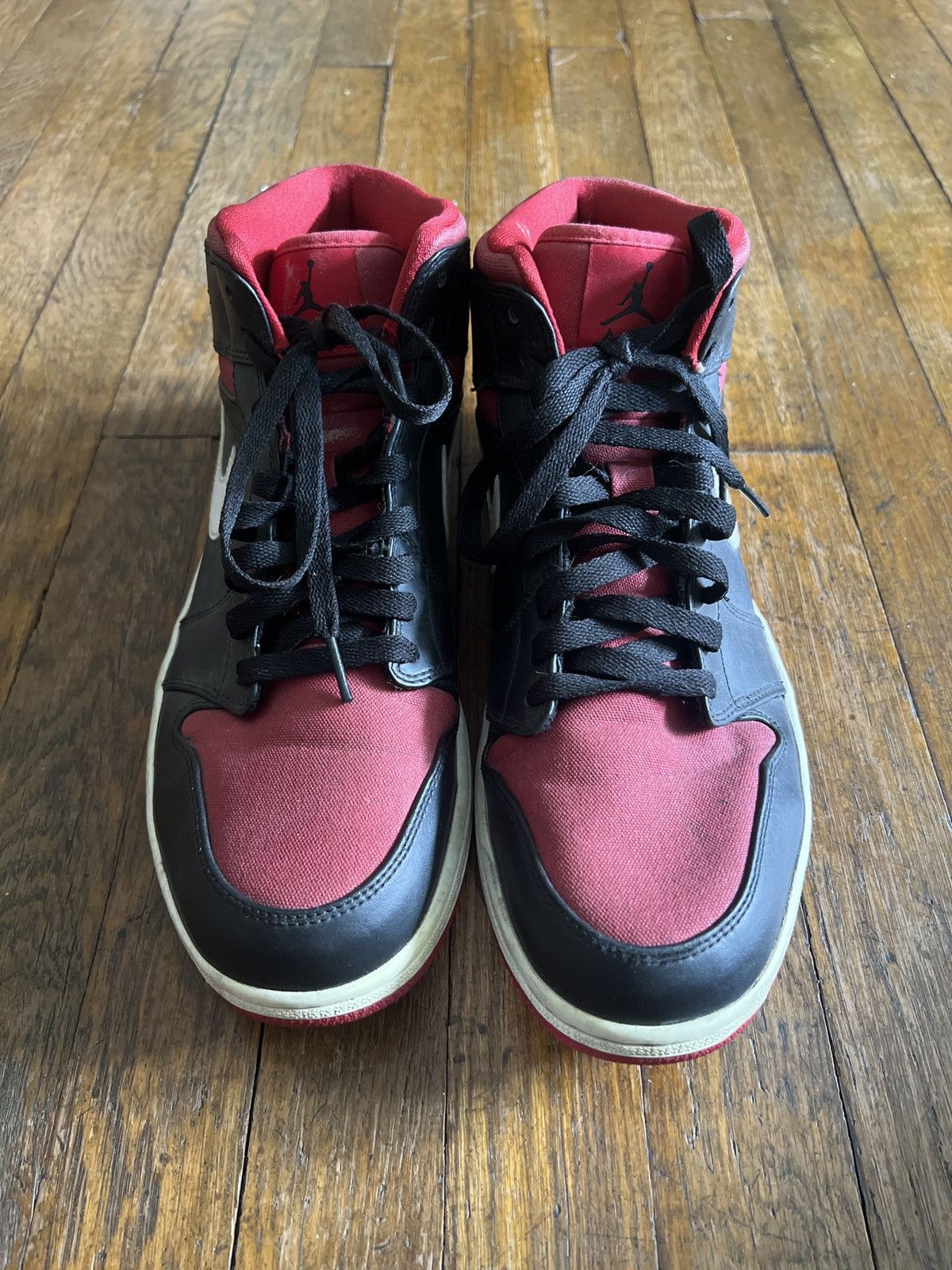 Jordan Brand Jordan Retro 1 Black Gym Red Size US 11.5 / EU 44-45 - 6 Thumbnail