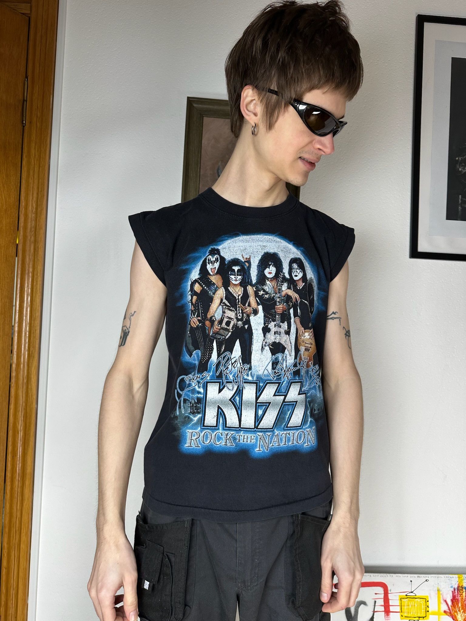 Band Tees Kiss Vintage 90s Rock Band Tank Top Shirt Size US S / EU 44-46 / 1 - 3 Thumbnail