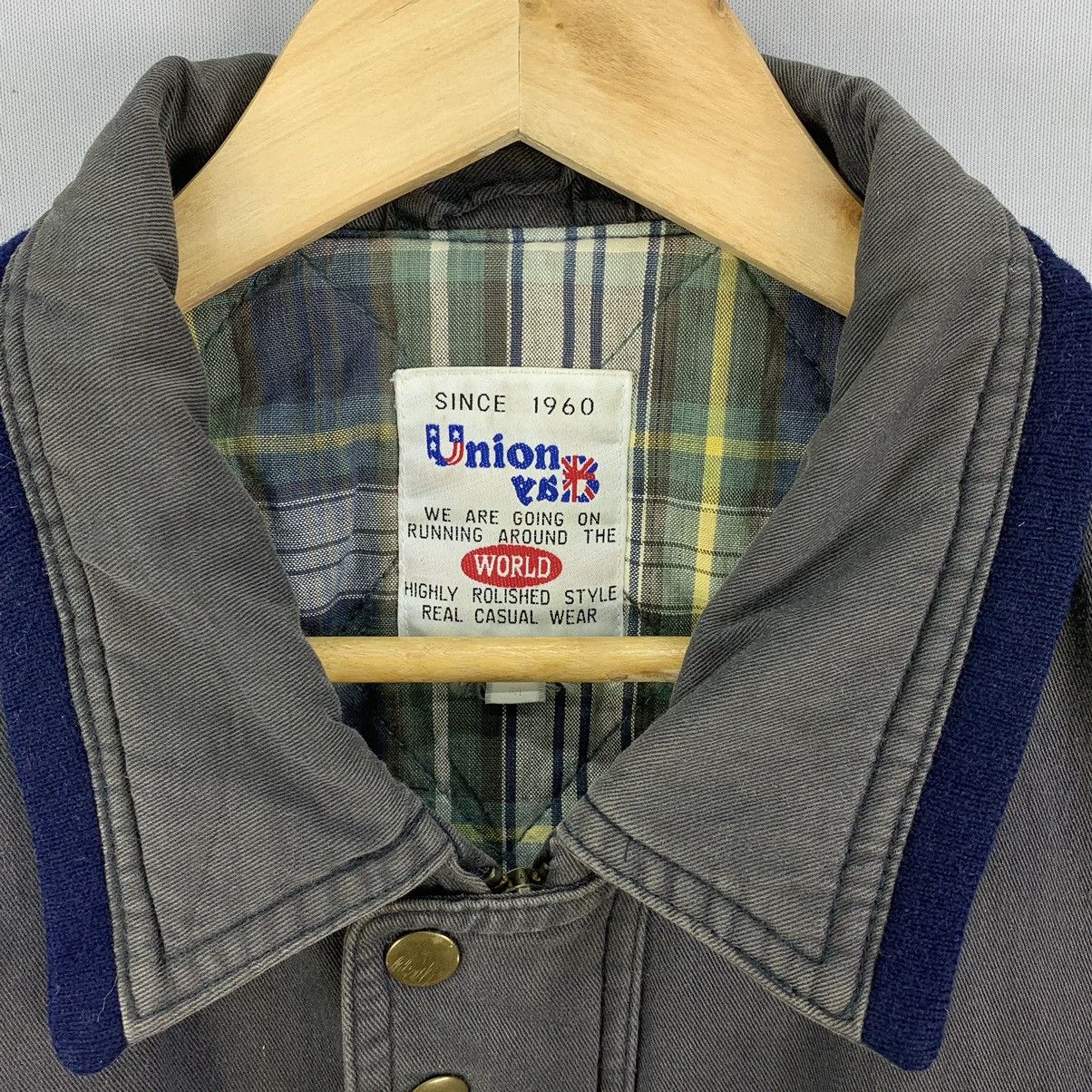Japanese Brand Vintage 90s Union Patches Zipper Bomber Jacket Size US L / EU 52-54 / 3 - 6 Thumbnail