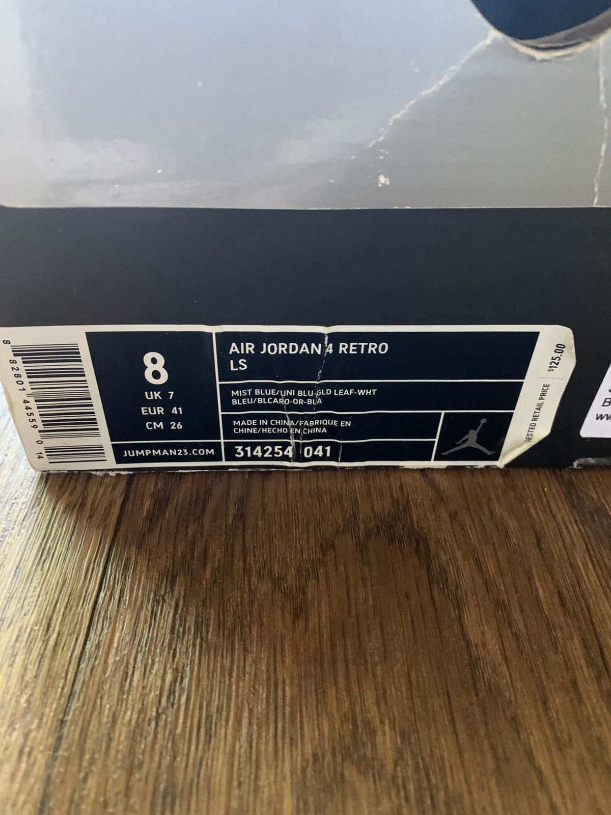 Jordan Brand Jordan 4 Mist Blue (2006) Size US 8 / EU 41 - 7 Thumbnail