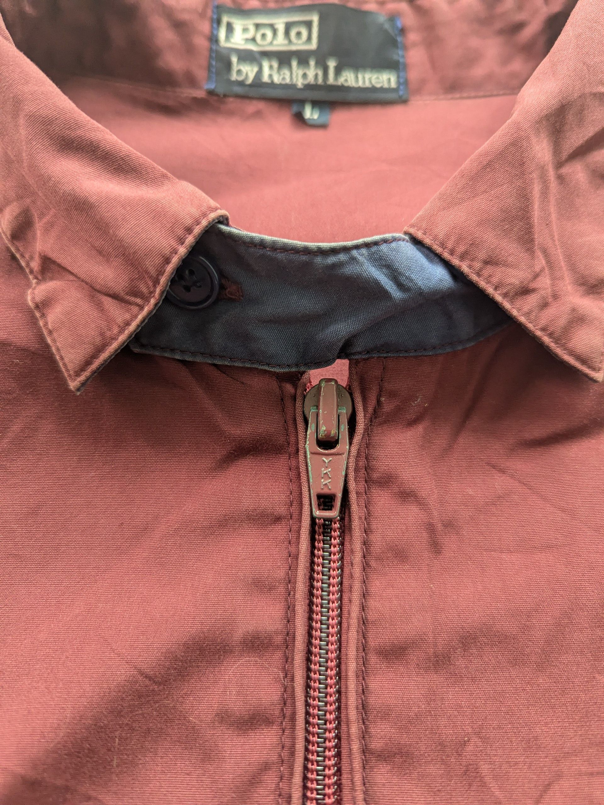 Polo Ralph Lauren × Vintage Vintage Polo Ralph Lauren Light Jacket Maroon Size US L / EU 52-54 / 3 - 9 Thumbnail