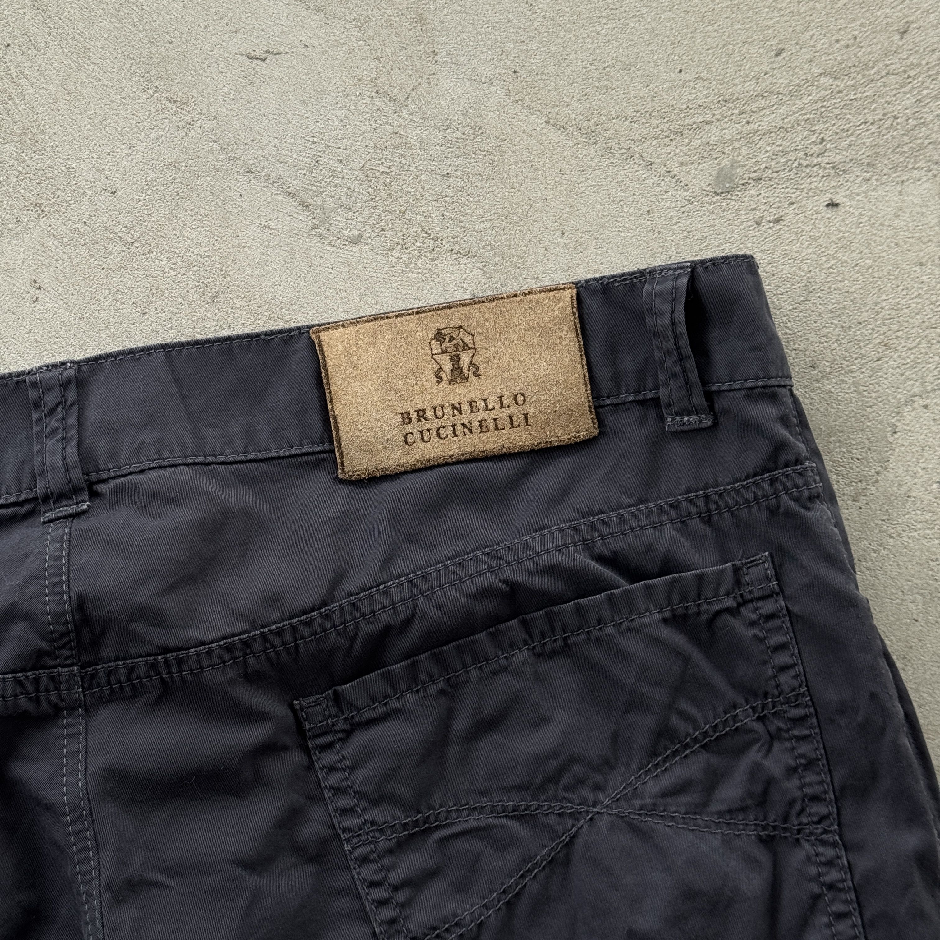 Brunello Cucinelli Vintage Brunello Cucinelli Cotton Chino Pants Trousers Size US 36 / EU 52 - 3 Thumbnail
