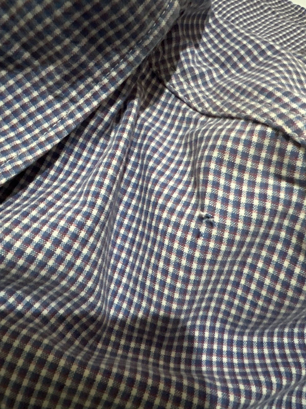 Sugar Cane 2000s Sugar Cane Work Wear Gingham Button Longsleeve Shirt Size US XL / EU 56 / 4 - 7 Thumbnail