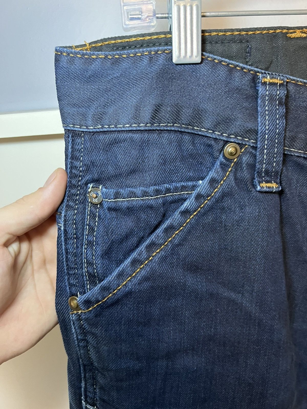 G-Star Vintage G-Star Raw biker knee back buckle straight leg jeans Size US 34 / EU 50 - 14 Thumbnail