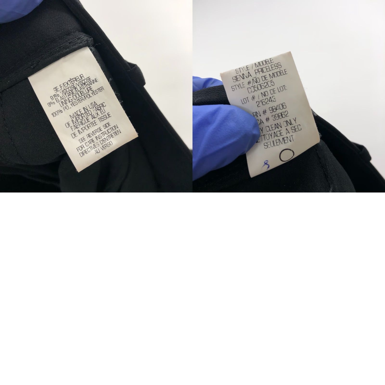 Theory Theory Sierra Ankle 4 Dress Pants Black C0506205, Mid Rise, 31W 27L, 4, Woolless Fabric? (Note: Original title only; excluding added details) Size 27" / US 4 / IT 40 - 9 Thumbnail