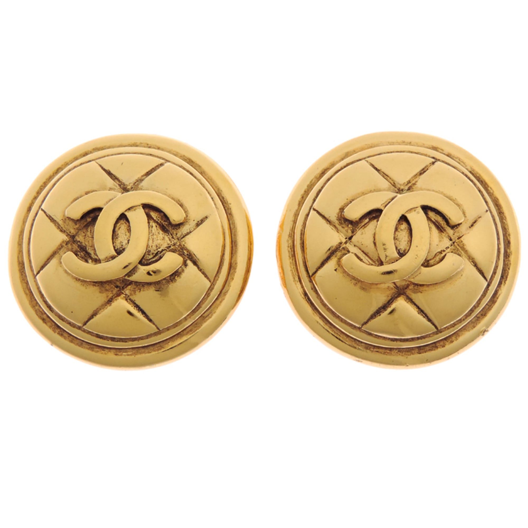 Chanel Chanel Coco Mark *Backing missing Women's Earrings GP Size ONE SIZE - 1 Thumbnail