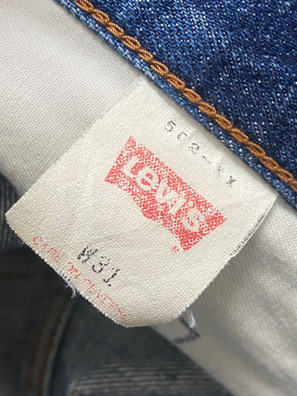 Levi's VINTAGE LEVIS 502 REDLINE SELVEGDE DISTRESSED DENIM Size US 30 / EU 46 - 13 Thumbnail