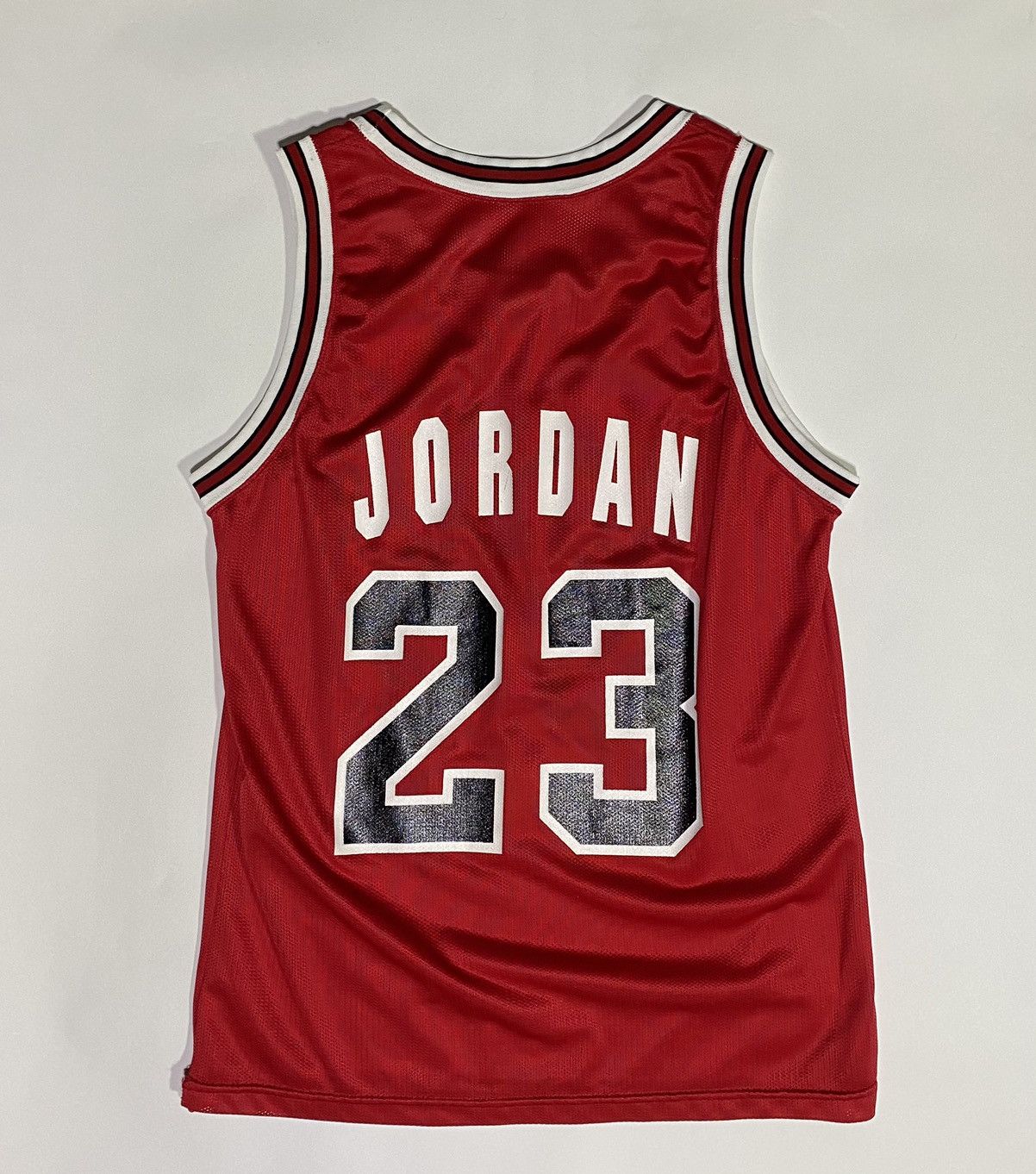 NBA × Vintage Bootleg Bulls MJ Champion (sz no tag- fits a Small) Size US S / EU 44-46 / 1 - 4 Thumbnail