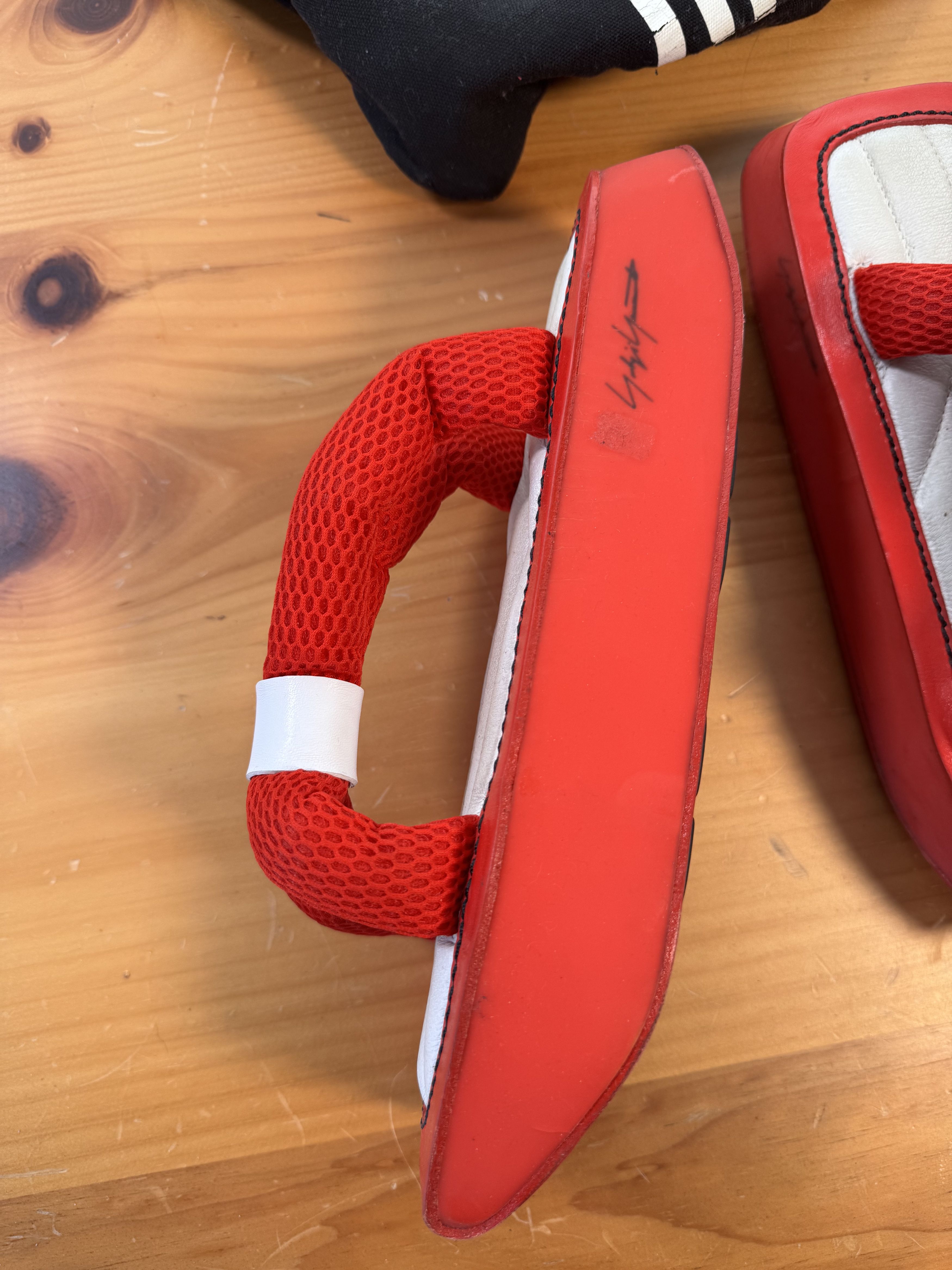 Yohji Yamamoto RARE SS04 Yohji Yamamoto X Adidas Japanese Geisha Sandals Size US 7 / EU 40 - 2 Thumbnail