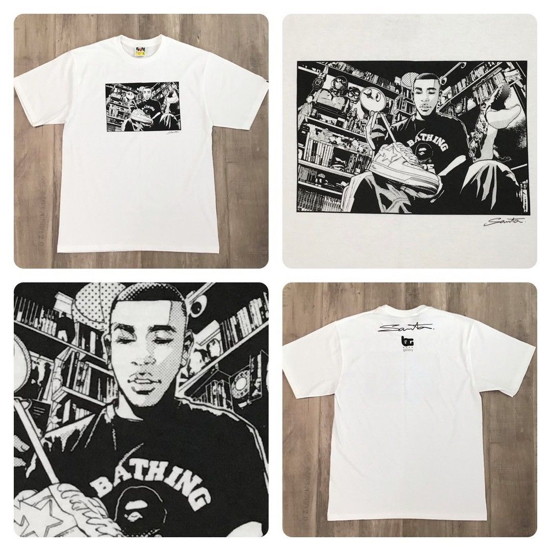 Bape BAPE × Inoue Santa BAPE GALLERY ART T-shirt a bathing ape Size US XL / EU 56 / 4 - 1 Thumbnail