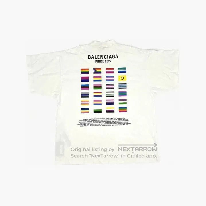 Balenciaga Balenciaga FW22 Logo Print Oversized T. Size US M / EU 48-50 / 2 - 2 Thumbnail